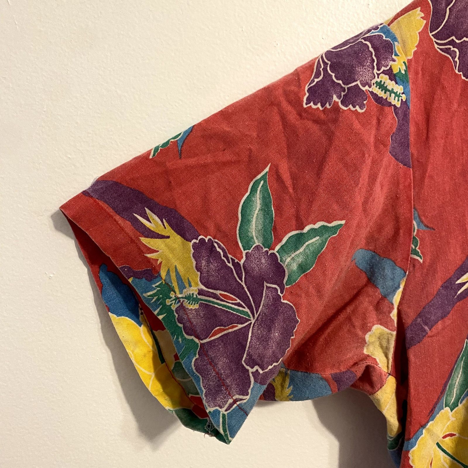 Vintage True Vintage 60's Open Collar Hawaiian Aloha Floral Shirt Size US M / EU 48-50 / 2 - 7 Thumbnail