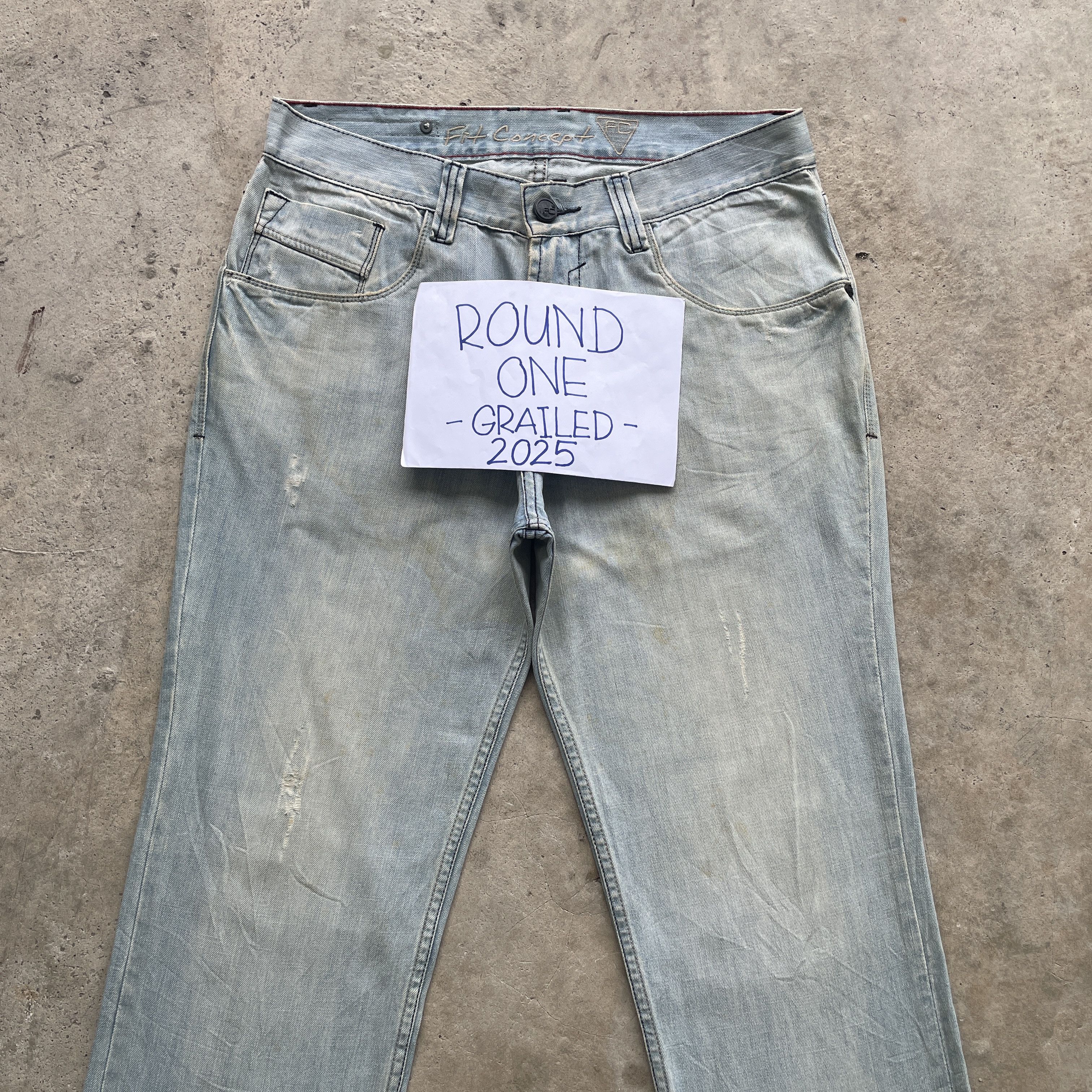 Japanese Brand VINTAGE JAPANESE JEANS FADED DENIM PANTS W33x27 Size US 33 - 4 Thumbnail