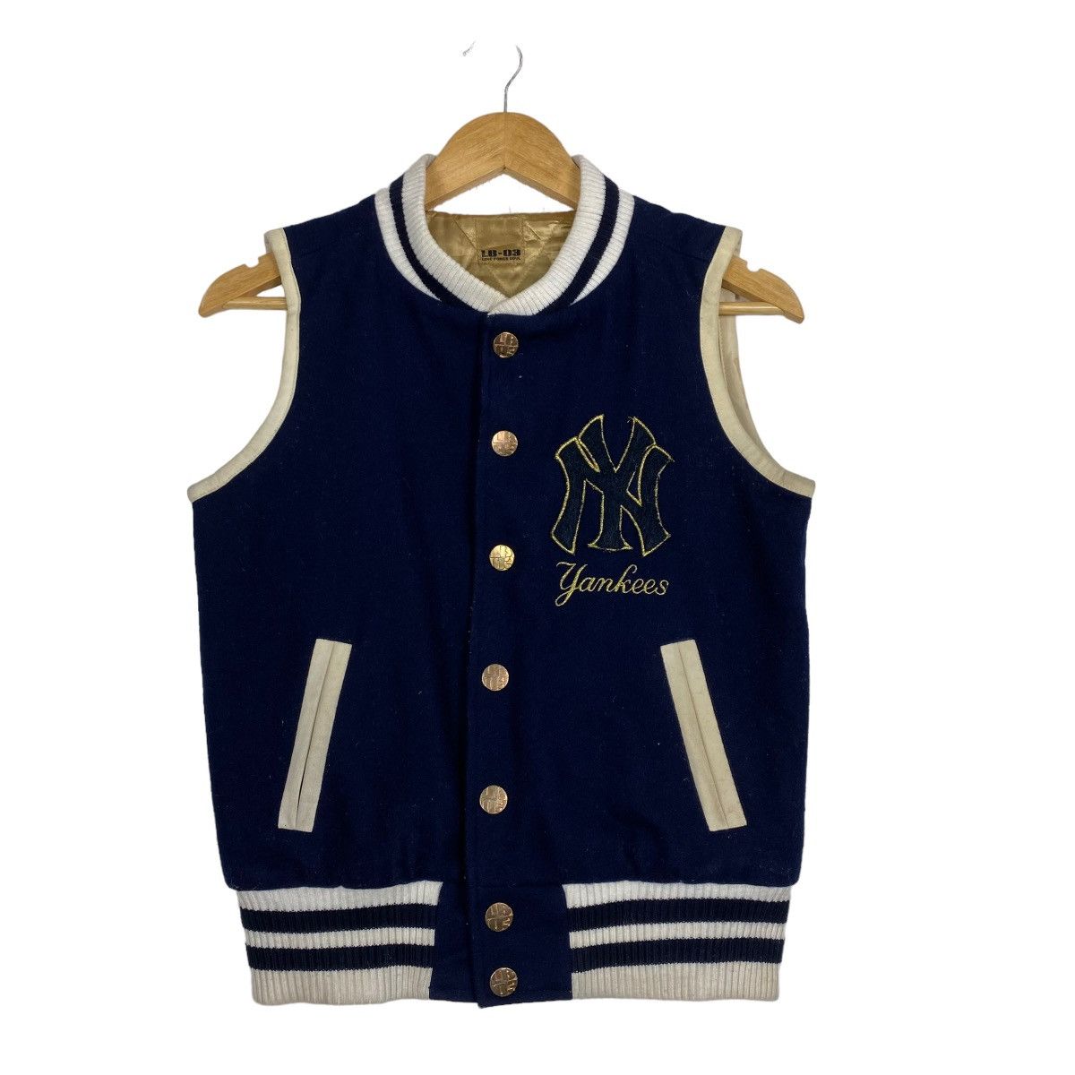 MLB New York Yankees Small Logo Wool Vest Size US S / EU 44-46 / 1 - 2 Thumbnail