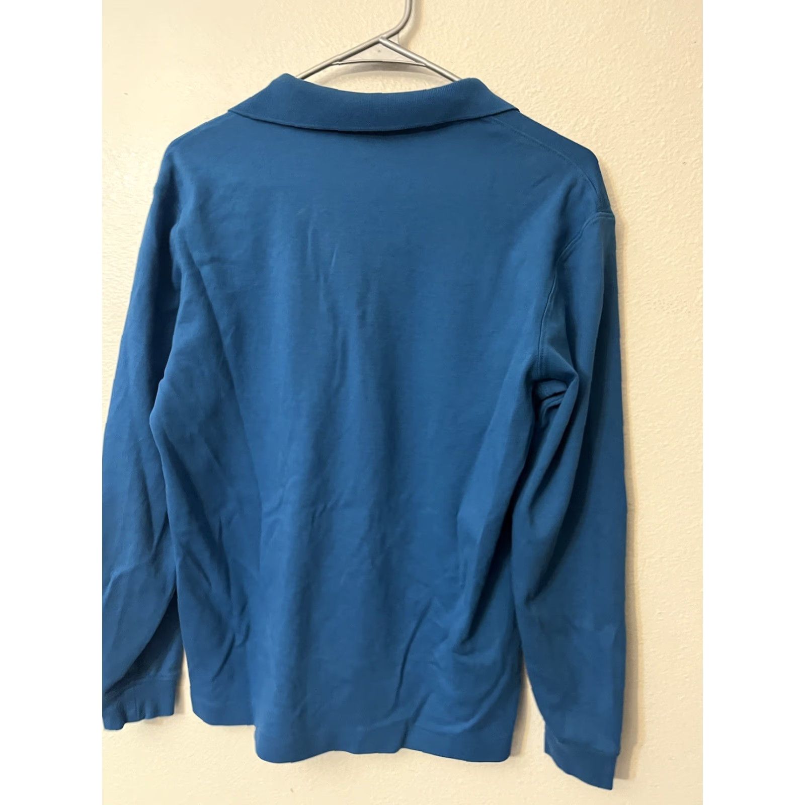 Lands' End Lands' End Polo Shirt Long Sleeve Traditional Fit Blue Men's Size S Preppy Size US S / EU 44-46 / 1 - 3 Thumbnail