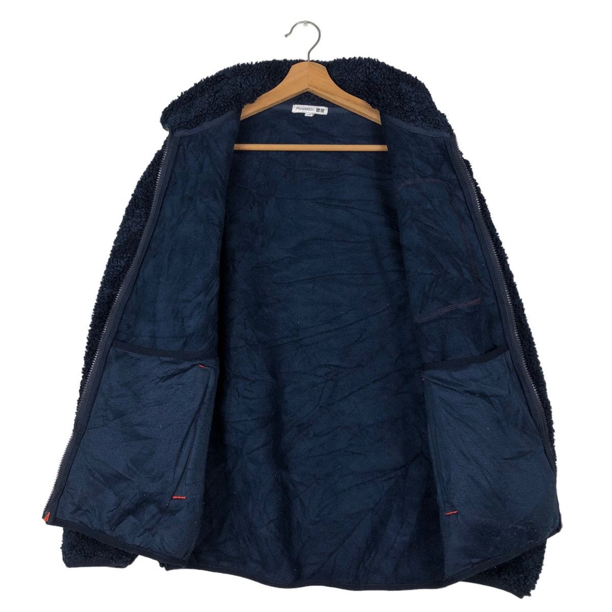 Japanese Brand 🔥Vintage Dip Pile Fleece Jacket J.W.Anderson Uniqlo Japan Size US L / EU 52-54 / 3 - 13 Thumbnail