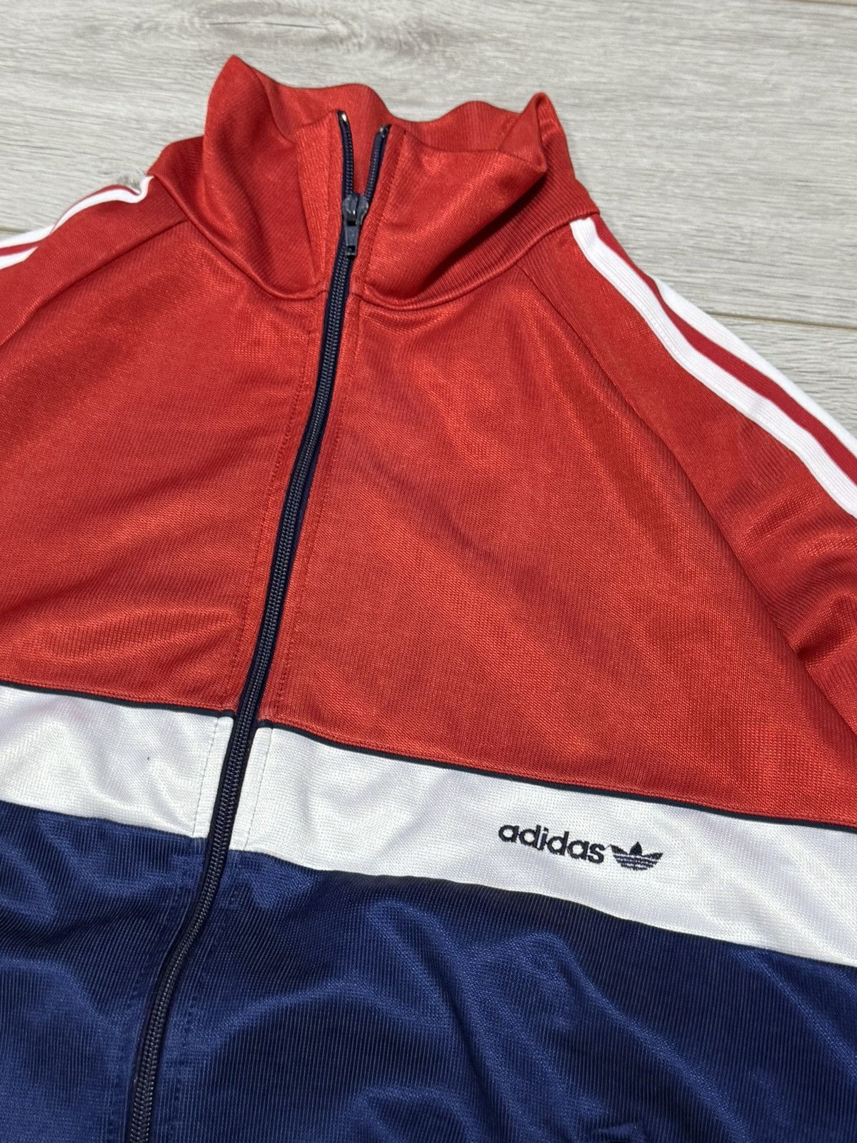 Adidas Adidas West Germany track jacket zip stripes Size US M / EU 48-50 / 2 - 4 Thumbnail