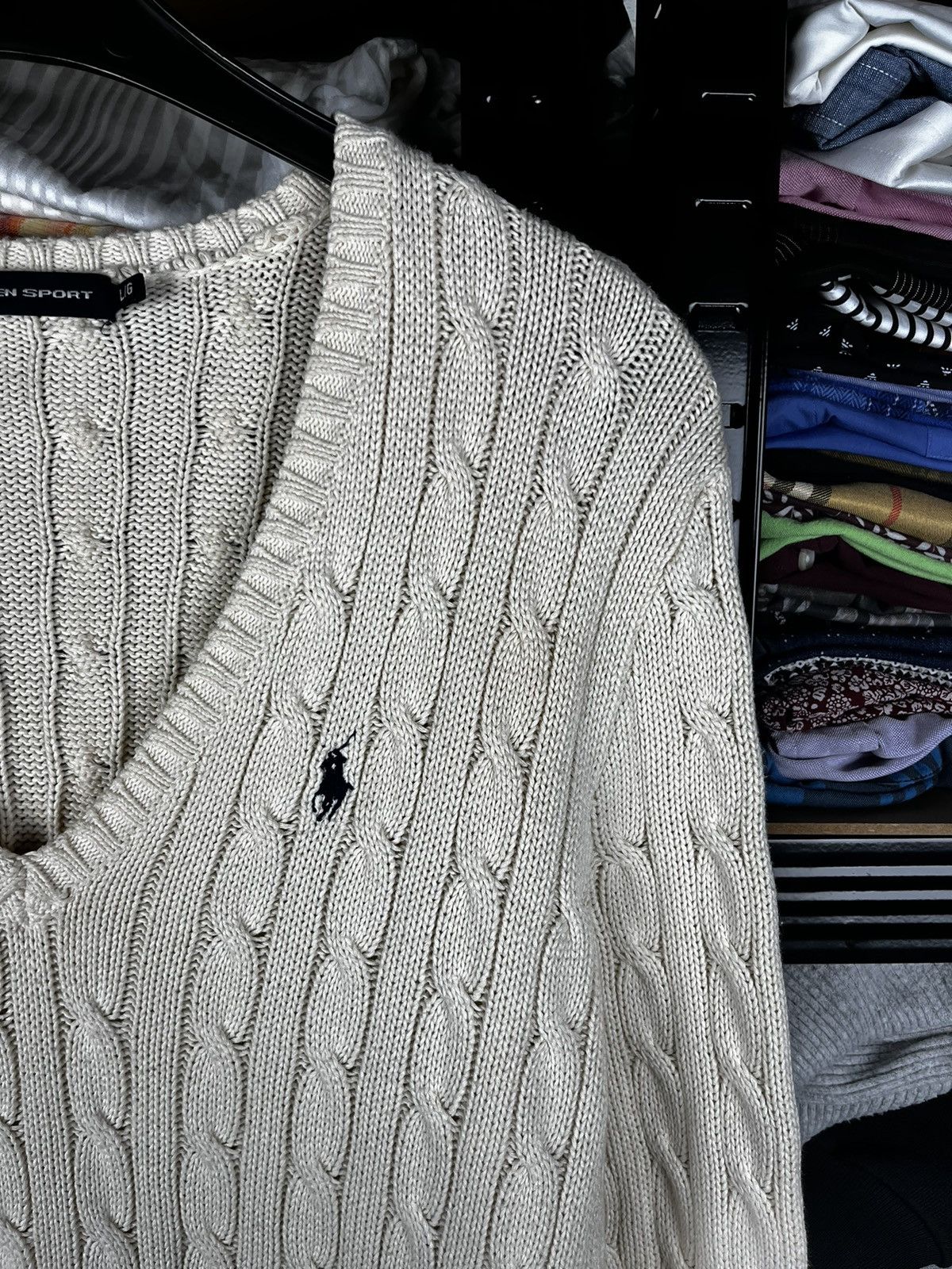 Polo Ralph Lauren × Ralph Lauren × Vintage Ralph Lauren knit pullover old money Size L / US 10 / IT 46 - 6 Thumbnail