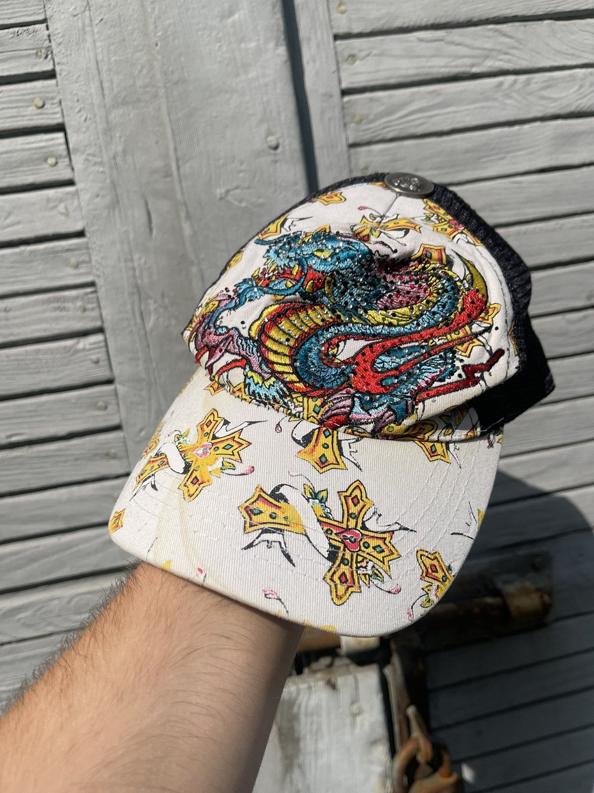 Vintage Vintage japan style like ed hardy cap Grailed