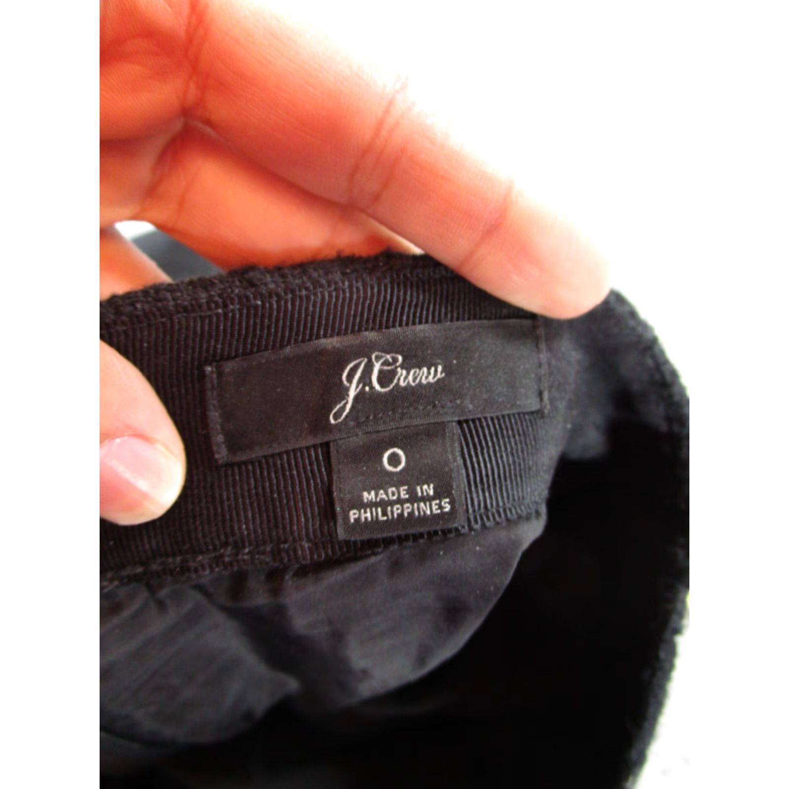 J.Crew J. Crew Skirt Women 0 Black Cotton Textured Pencil Frayed Hem Office Size 25" / US 0 / IT 36 - 5 Thumbnail