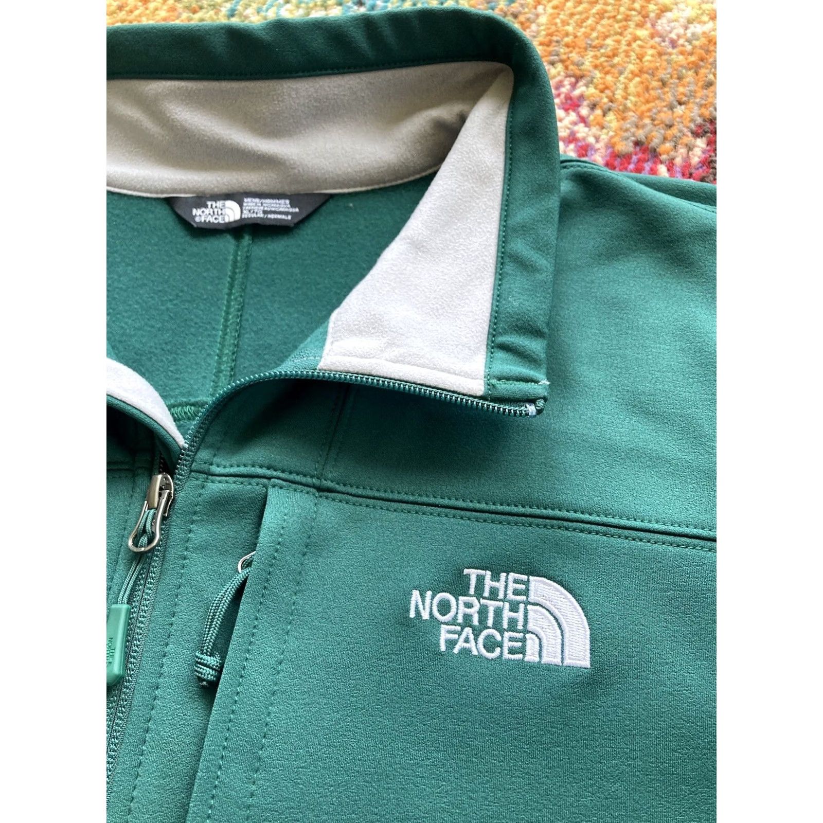The North Face The North Face Mens Performance Jacket Green Sz XL 200 WT Cinder Full Zip Fleece Size US XL / EU 56 / 4 - 6 Thumbnail