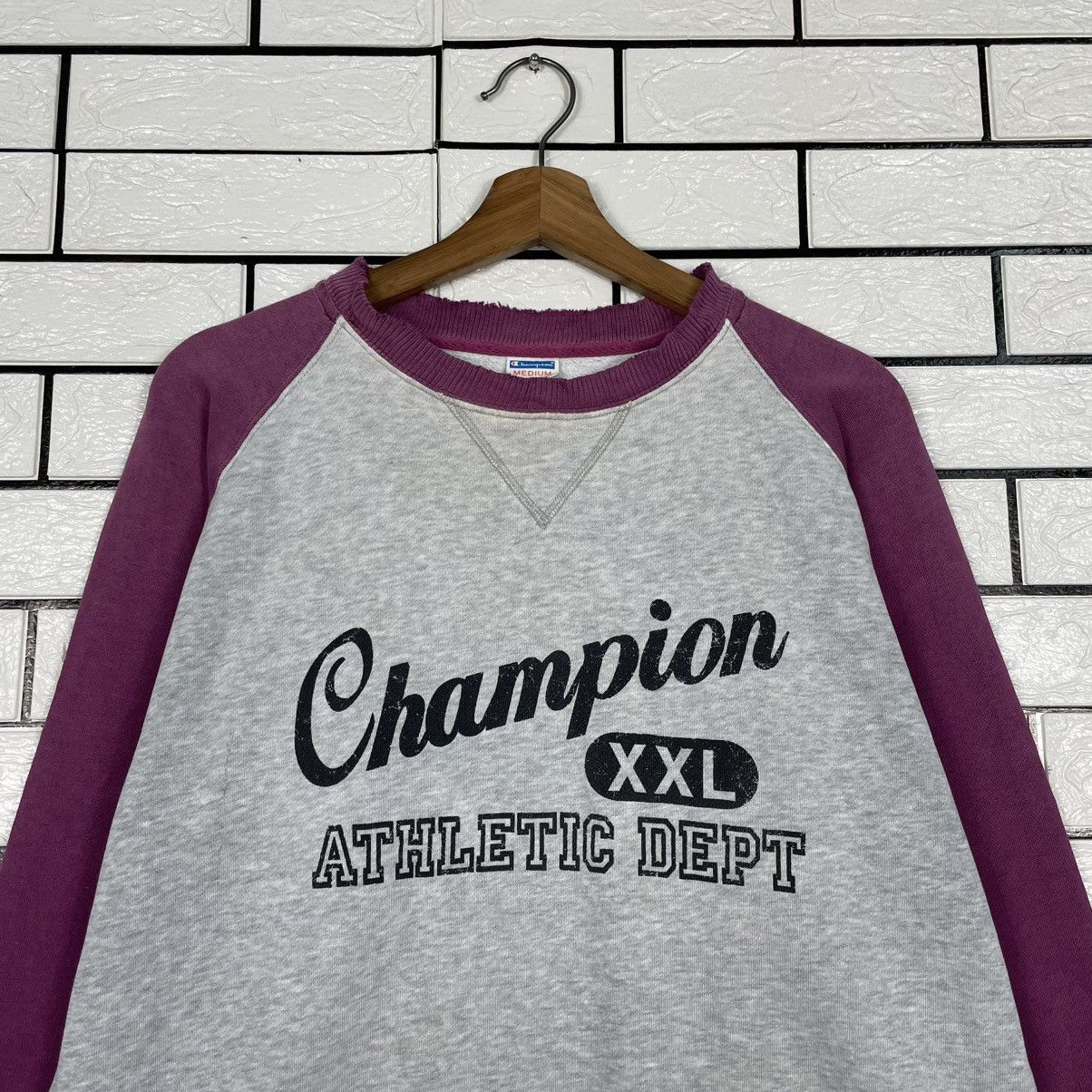 Champion Vintage Champion Two Tone Crewneck Sweatshirt Size M / US 6-8 / IT 42-44 - 2 Thumbnail