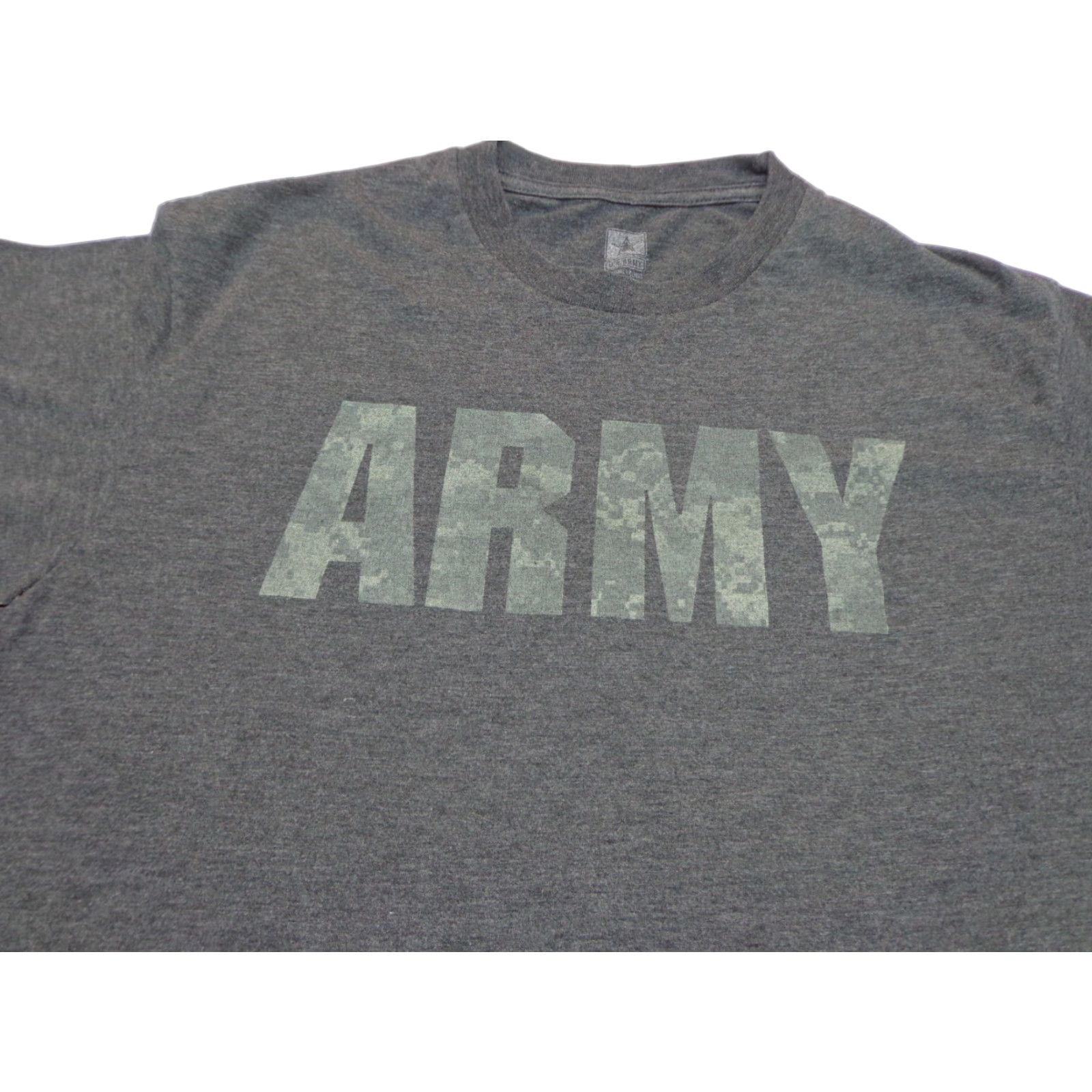 Vintage US Army T-Shirt Mens Size M Gray Charcoal Heather Crew Neck Short Sleeve Cotton Blend Tee Size US M / EU 48-50 / 2 - 1 Thumbnail