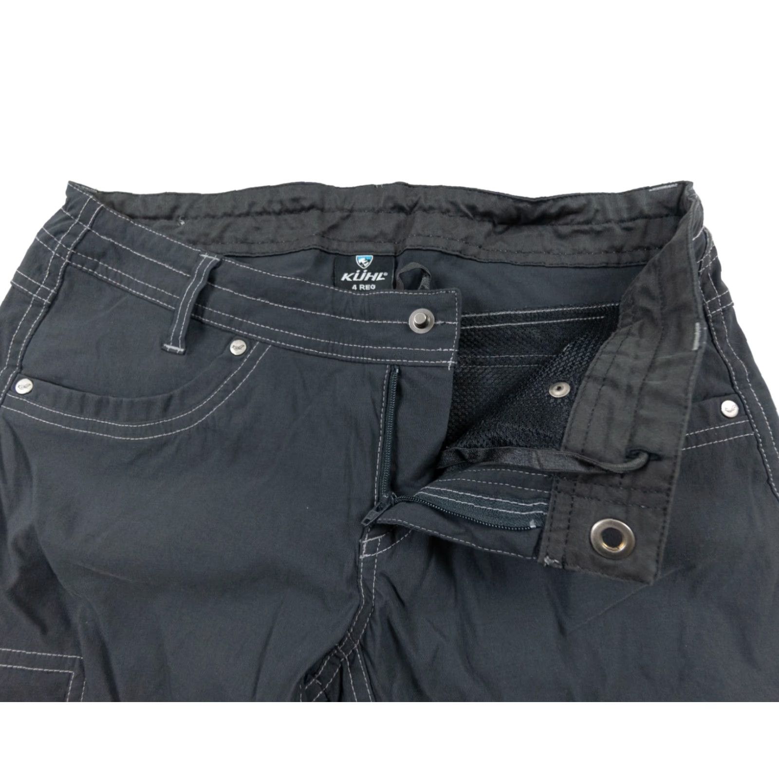 Vintage Kuhl Womens Pants 4 Gray Kliffside Convertible Outdoors Size 27" / US 4 / IT 40 - 6 Thumbnail