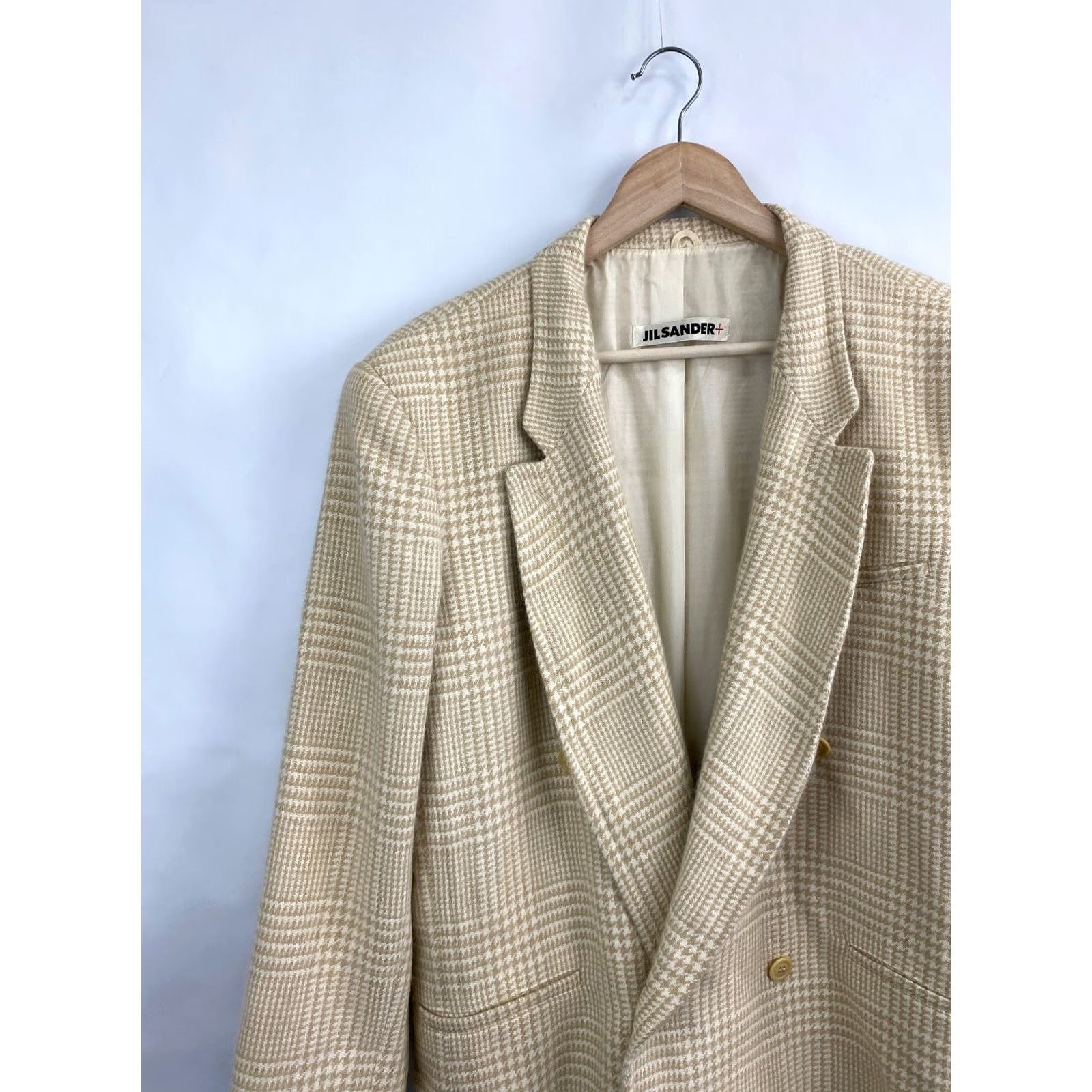 Jil Sander VINTAGE Jil Sander Blazer Womens Plus 40 Beige Angora Made in Italy Retro Y2K Rare Blazer size 40 Beige Womens Size S / US 4 / IT 40 - 3 Thumbnail