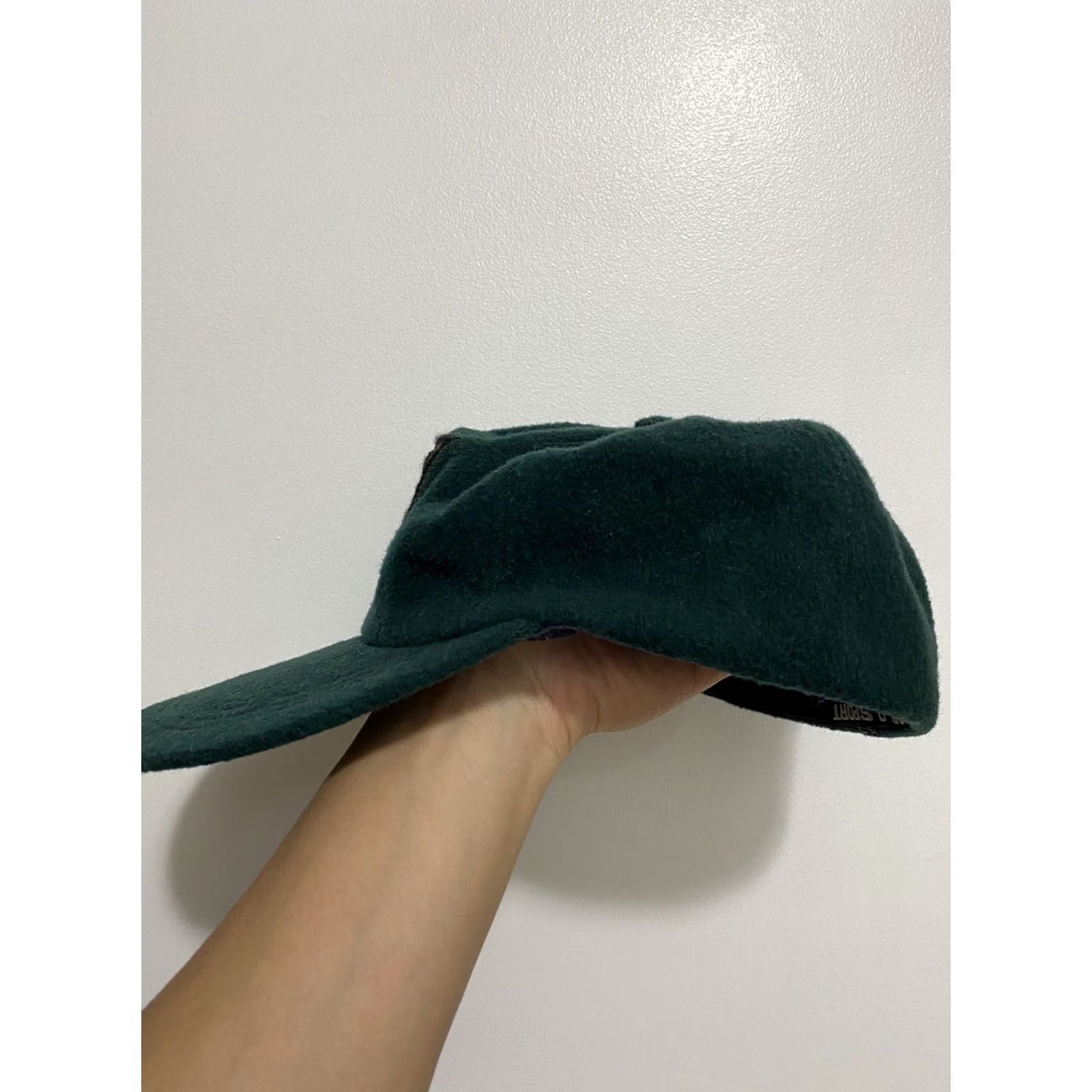 Vintage VINTAGE Ralph Lauren Polo Sport Green Wool Fitted XL Long Bill Baseball Hat Ski Crest USA Mens M Cap Size US M / EU 48-50 / 2 - 3 Thumbnail