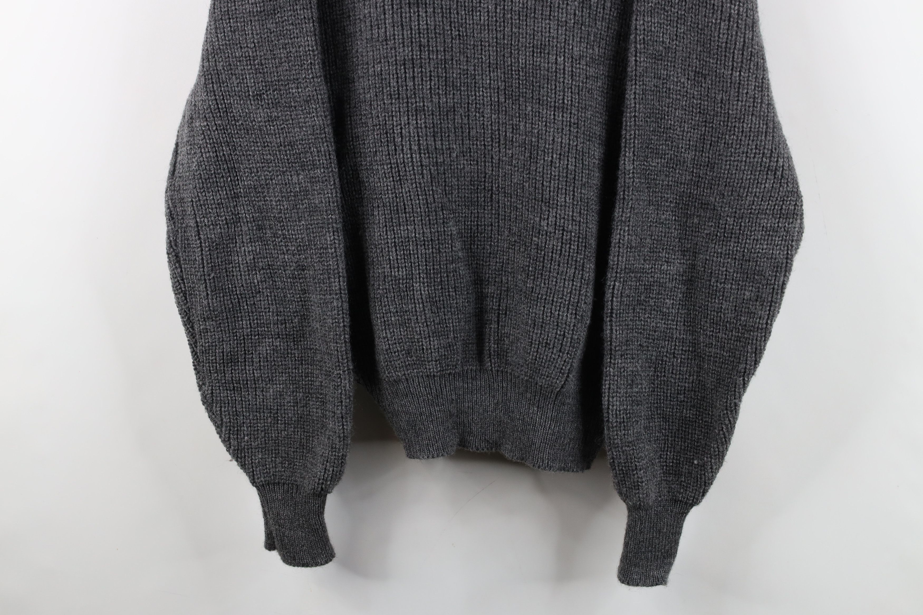 Vintage Vintage 90s Streetwear Ribbed Knit Crewneck Sweater USA Size US XL / EU 56 / 4 - 3 Thumbnail