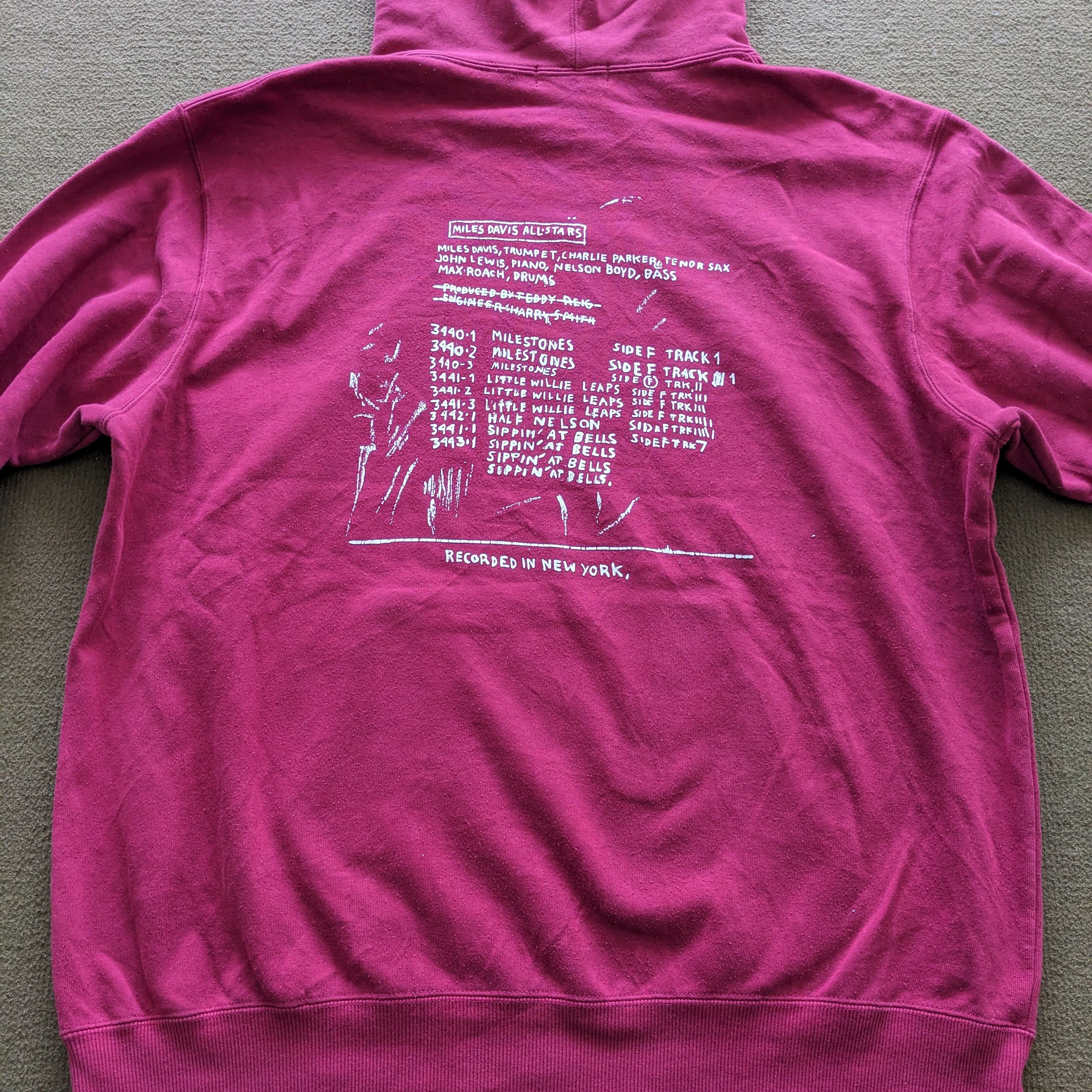 Vintage Vintage Jean Michel Basquiat Japanese Brand Hoodies Size US XL / EU 56 / 4 - 5 Thumbnail