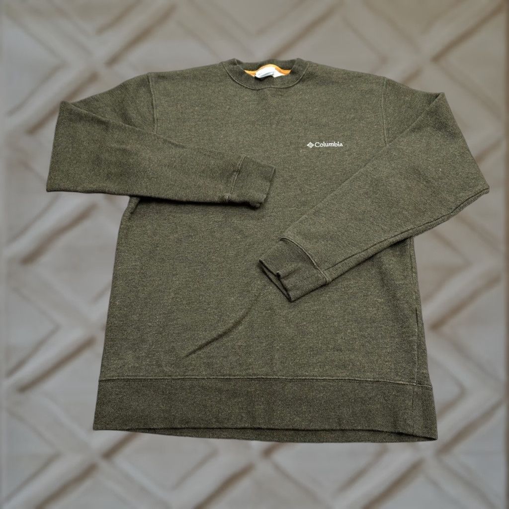 Vintage Columbia Sweatshirt Mens Small Green Crew Neck Fleece Pullover Casual Outdoor Size US S / EU 44-46 / 1 - 1 Thumbnail