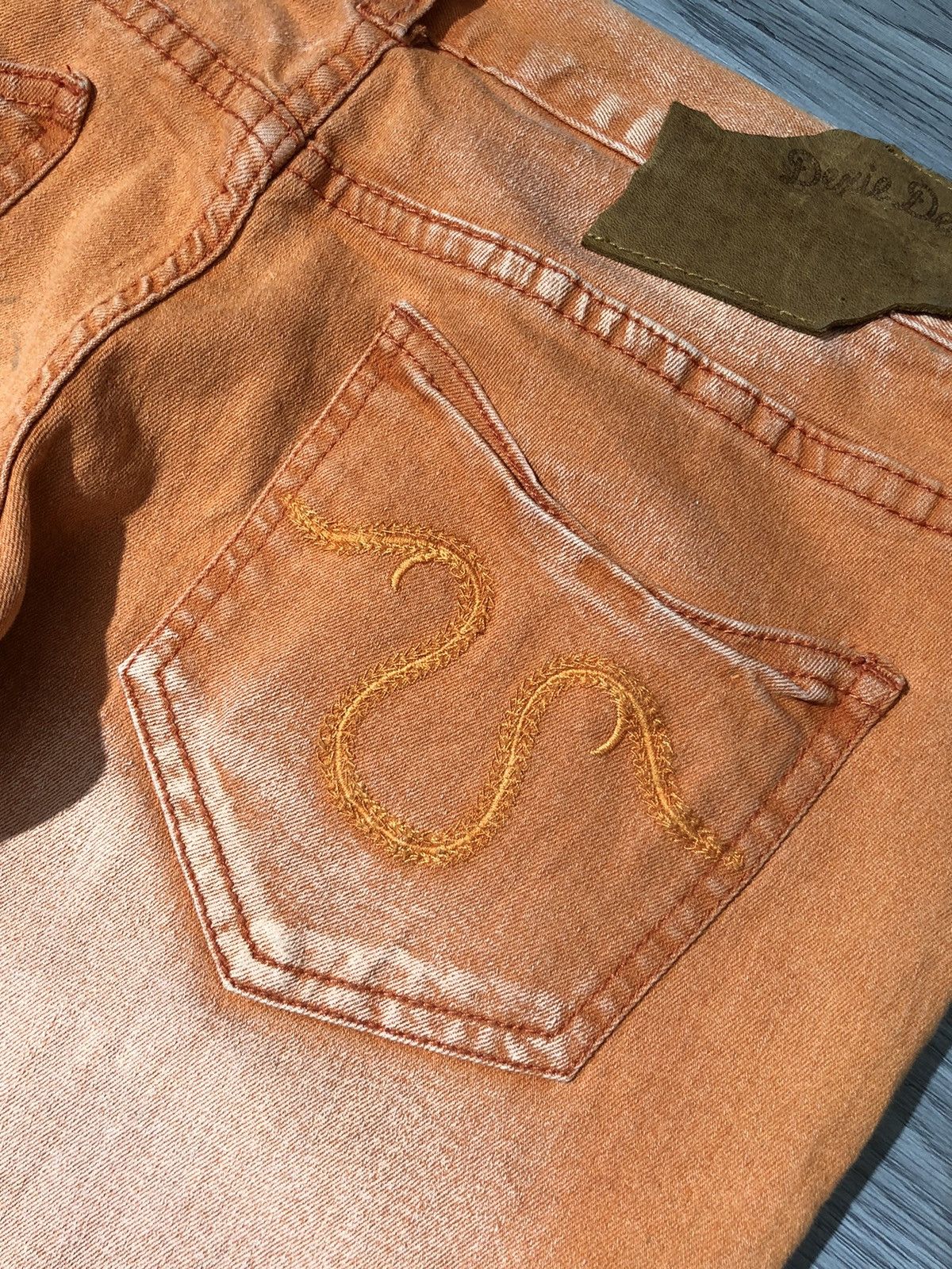 Designer × Japanese Brand × Vintage Y2k Flare Dexie Dean Jeans Size 42" / US 20 - 11 Thumbnail
