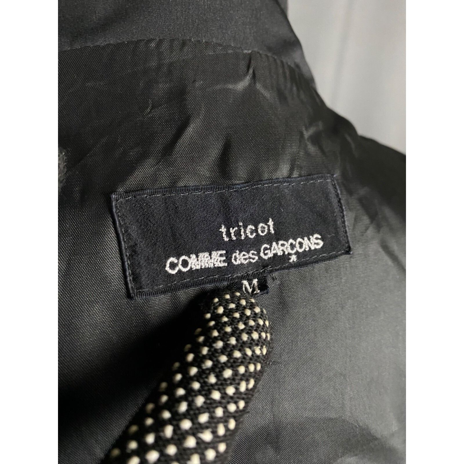 Comme des Garcons RARE! Comme Des Garcons CDG TRICOT VTG Black Double Breasted Size M / US 6-8 / IT 42-44 - 9 Thumbnail