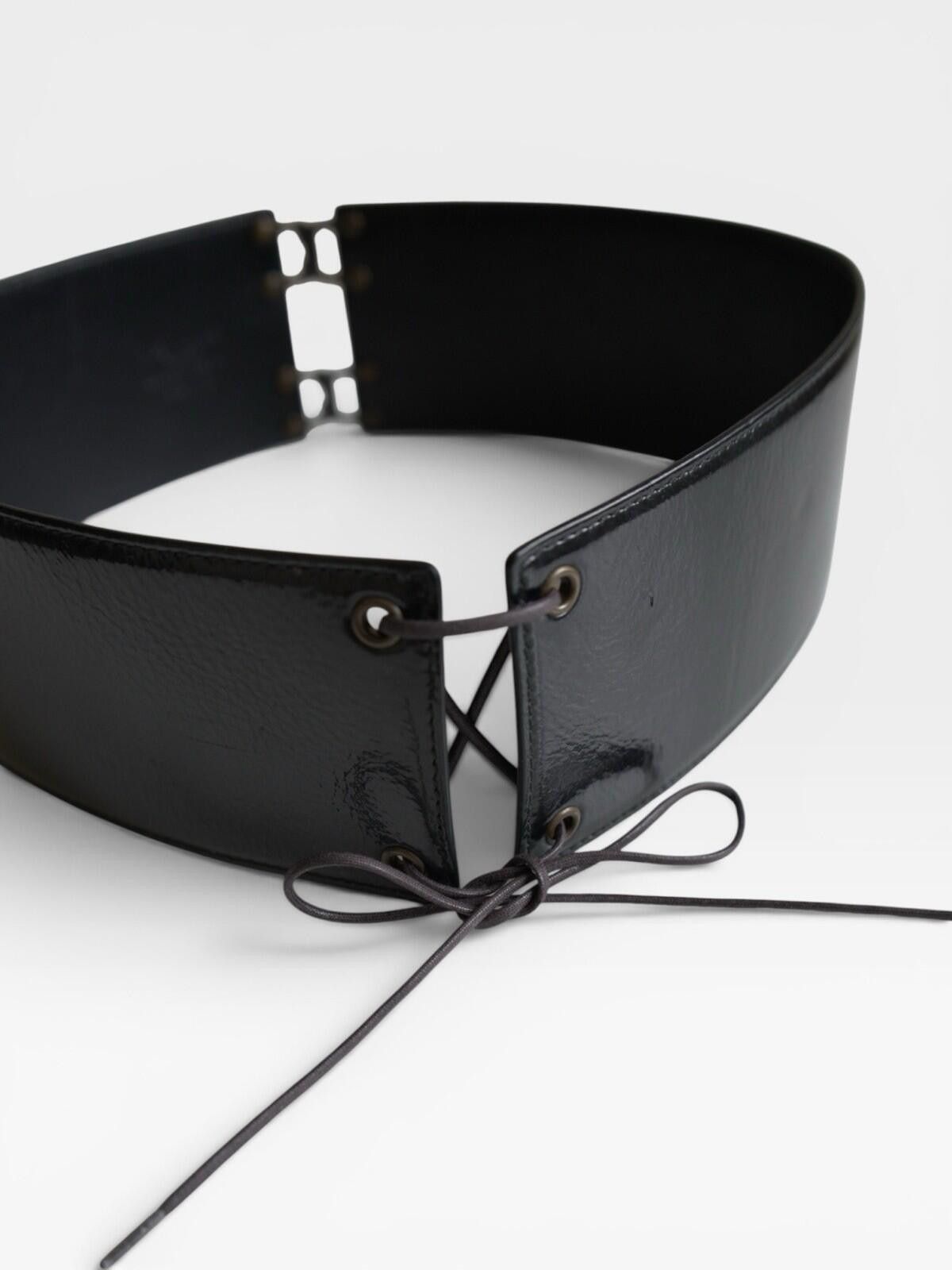 Saint Laurent Paris 2000s Yves Saint Laurent by Tom Ford Corset Waist Belt Size ONE SIZE - 3 Thumbnail