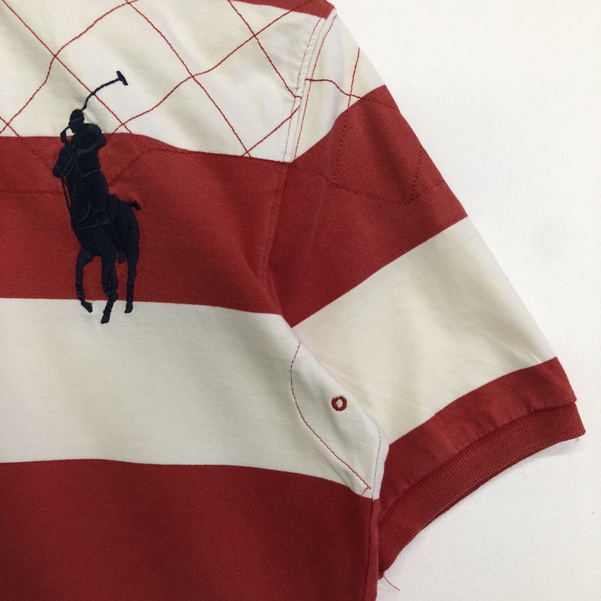 Polo Ralph Lauren Vintage Polo Ralph Lauren Rugby Stripe Shirt Size US XL / EU 56 / 4 - 5 Thumbnail