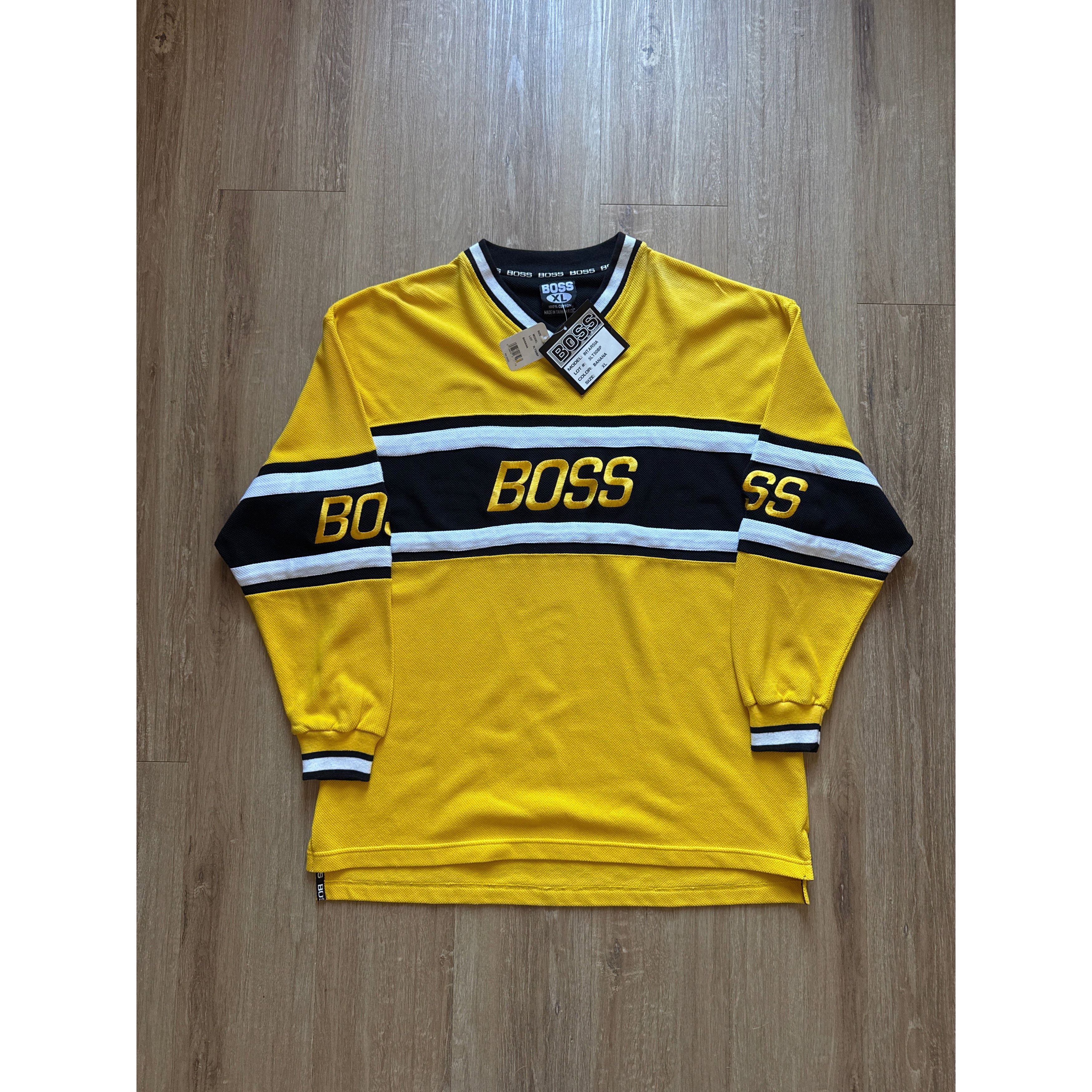 Other Vintage 90s Boss Hockey Style Sweatshirt Size US XL / EU 56 / 4 - 1 Thumbnail