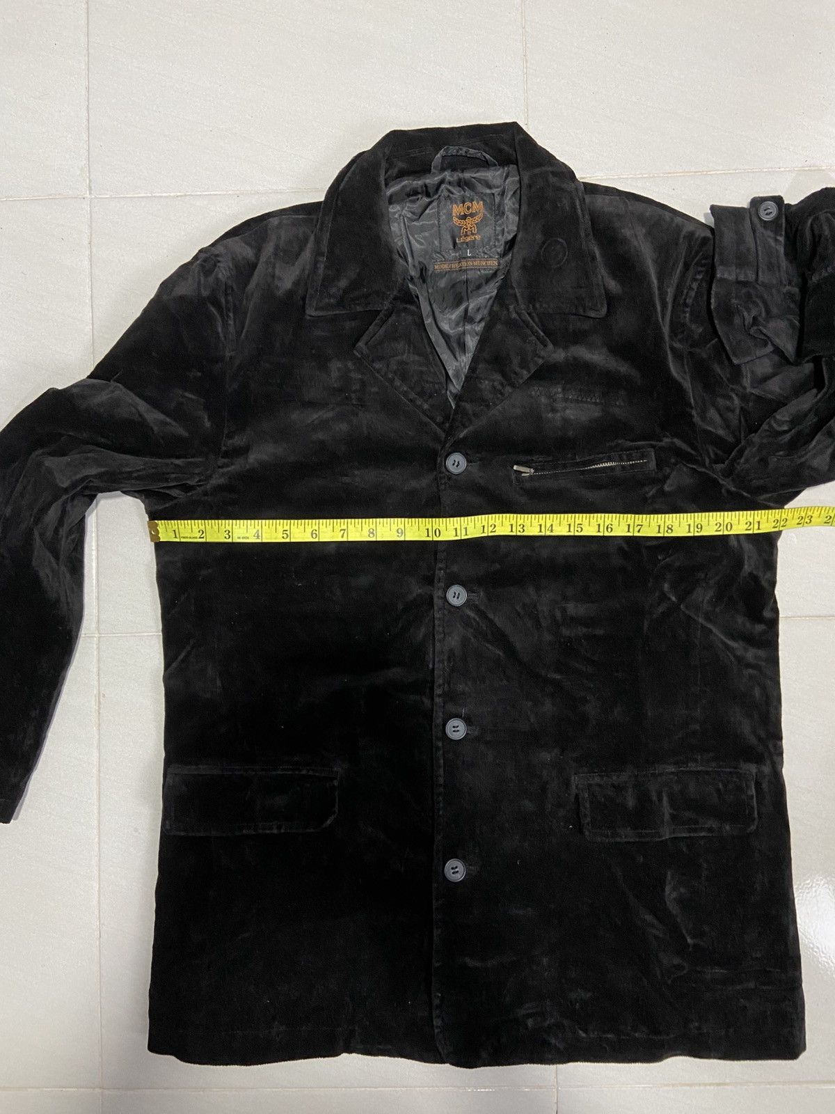 MCM Vintage MCM Legere velvet black coat jacket Size US M / EU 48-50 / 2 - 7 Thumbnail