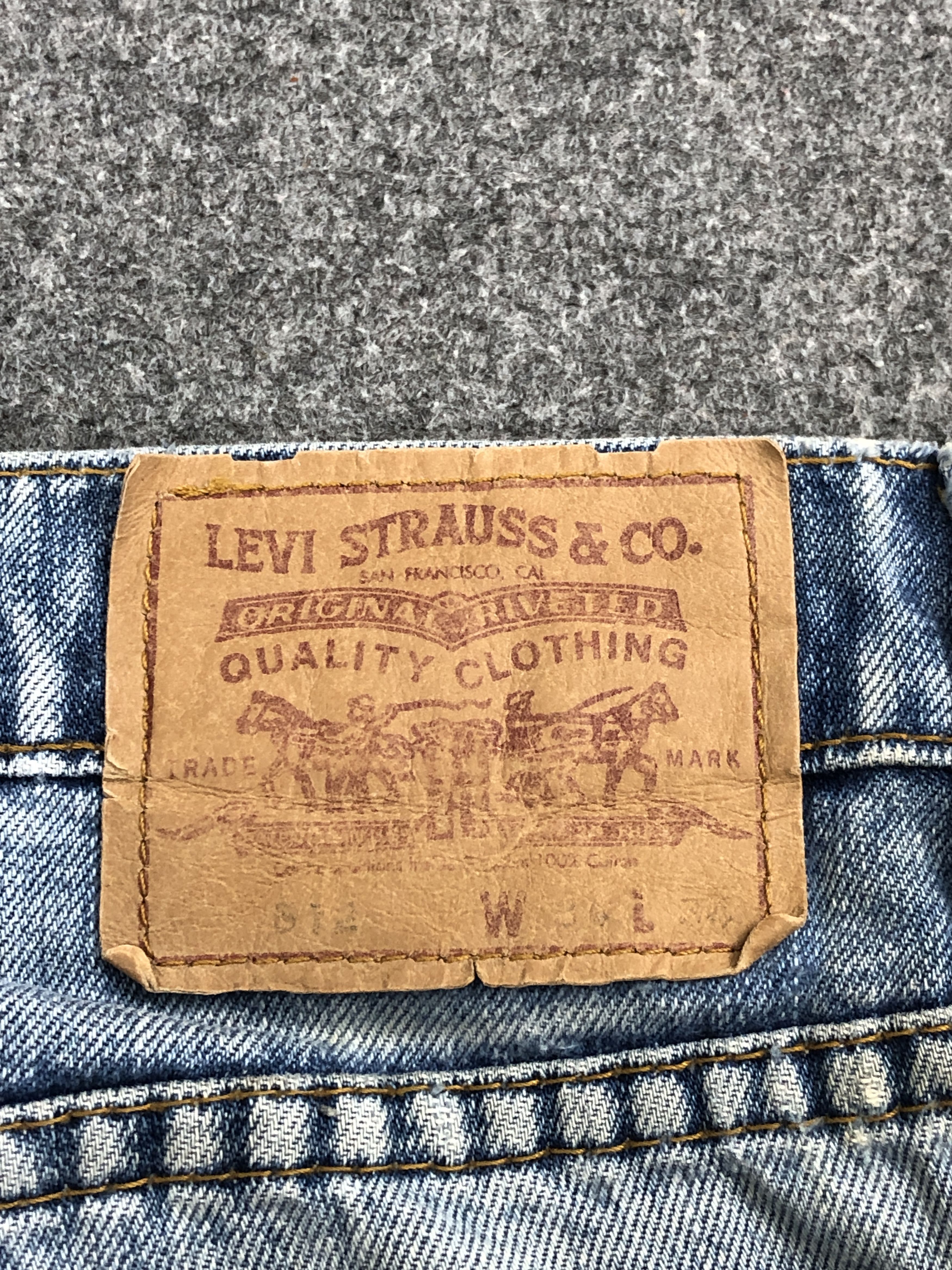 Levi's Vintage 90s Levis 514 Lightwash Jeans DP2442 Size US 32 / EU 48 - 5 Thumbnail