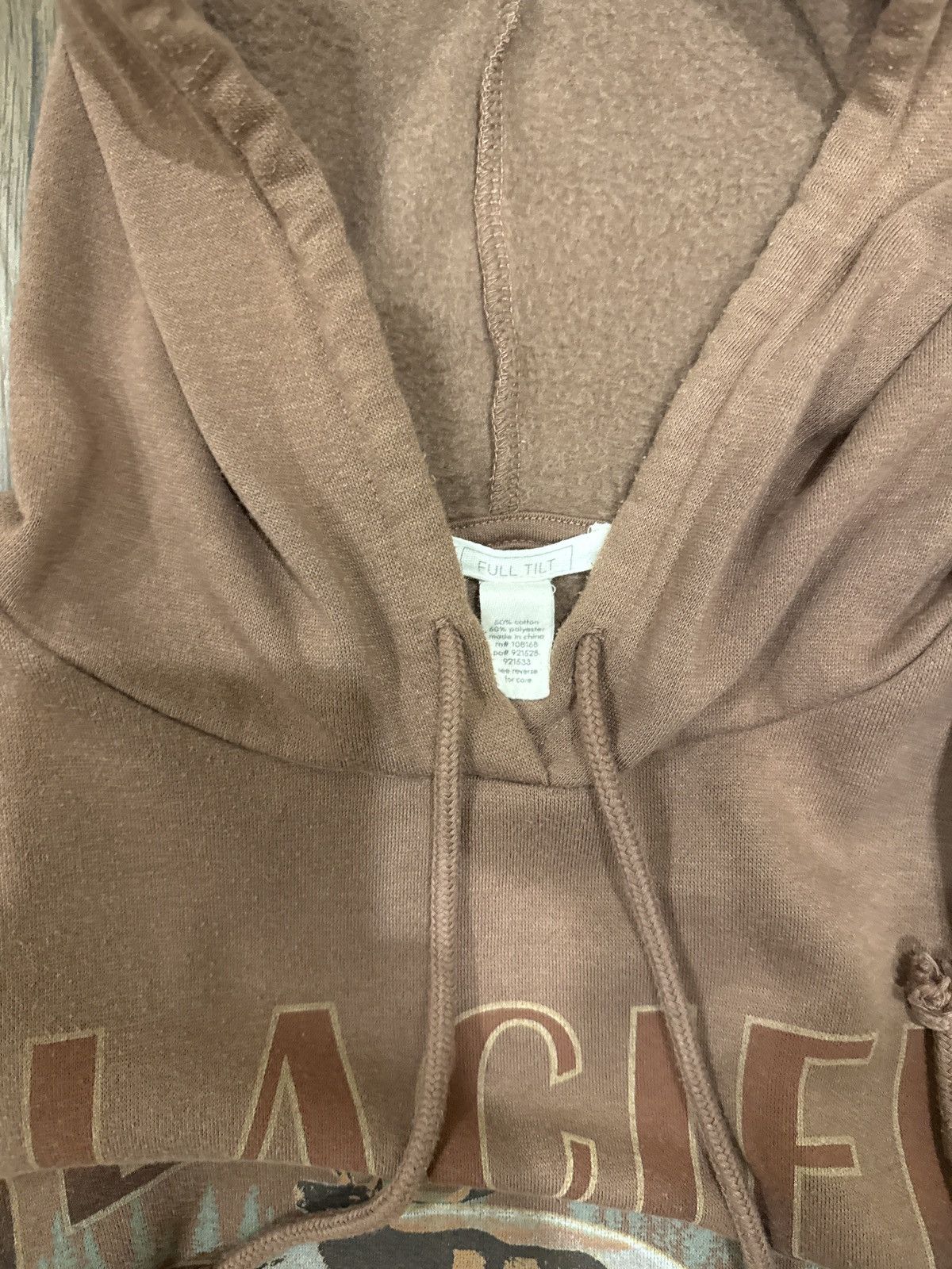 Vintage Vintage Brown Graphic Hoodie Size US S / EU 44-46 / 1 - 2 Thumbnail