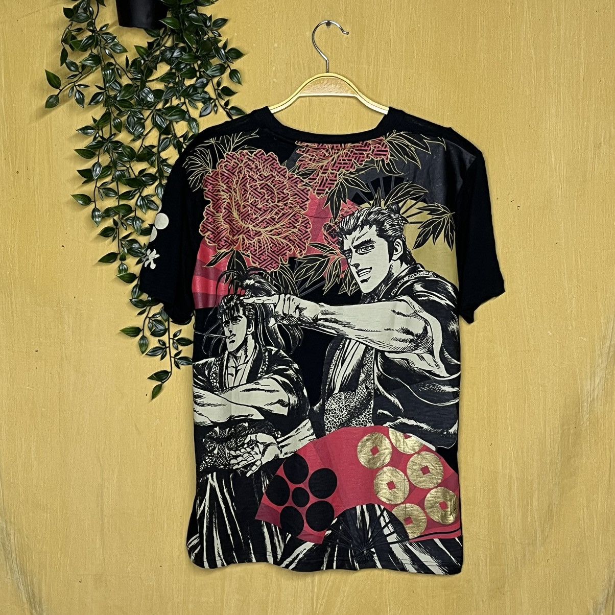 Bullet Noise × Japanese Brand × Vintage Vintage Bullet Noise Samurai Mega Print Size US S / EU 44-46 / 1 - 1 Thumbnail