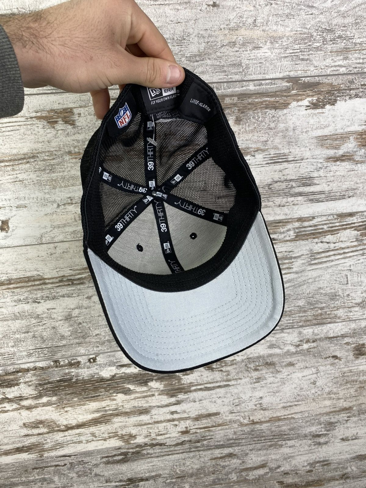NFL × New Era Mens Vintage New Era Raiders Cap Size ONE SIZE - 6 Thumbnail