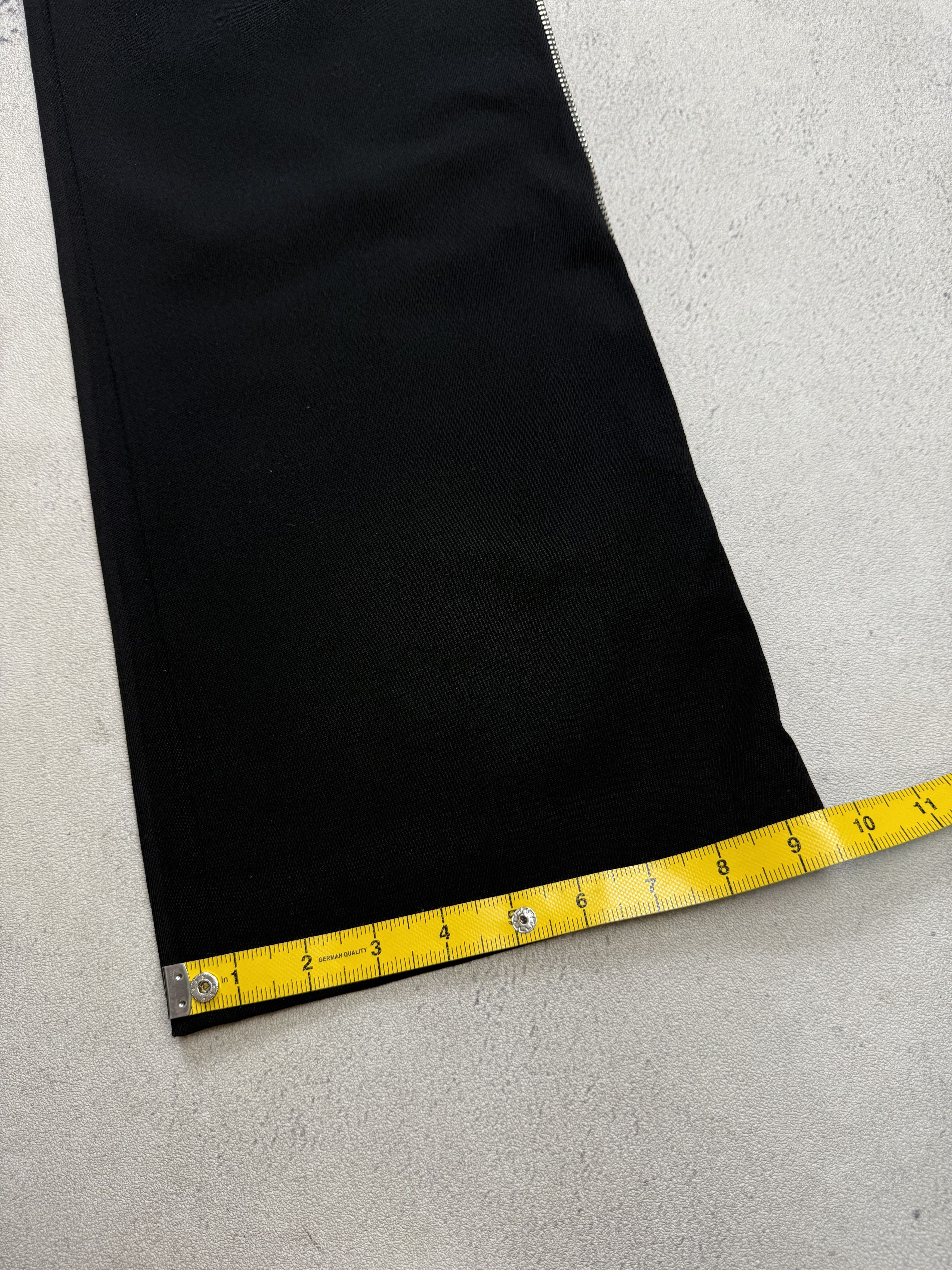 Helmut Lang Helmut Lang Side Zipper Wool Pants Size 4 Size 30" / US 8 / IT 44 - 14 Thumbnail