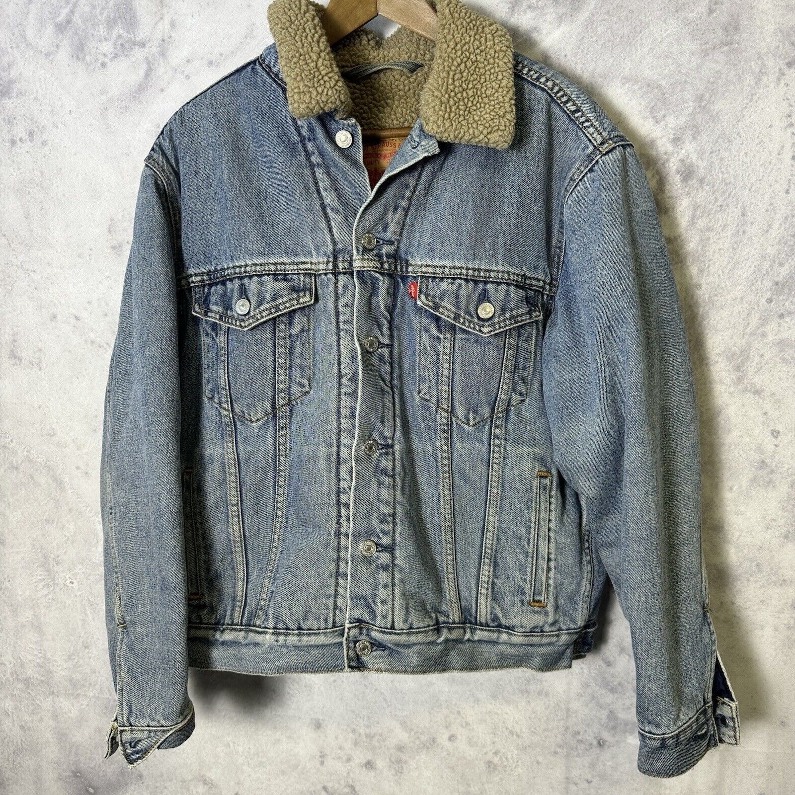 Levi's Levi's Denim Jacket Sherpa Fleece Lined Standard Trucker Men | Grailed