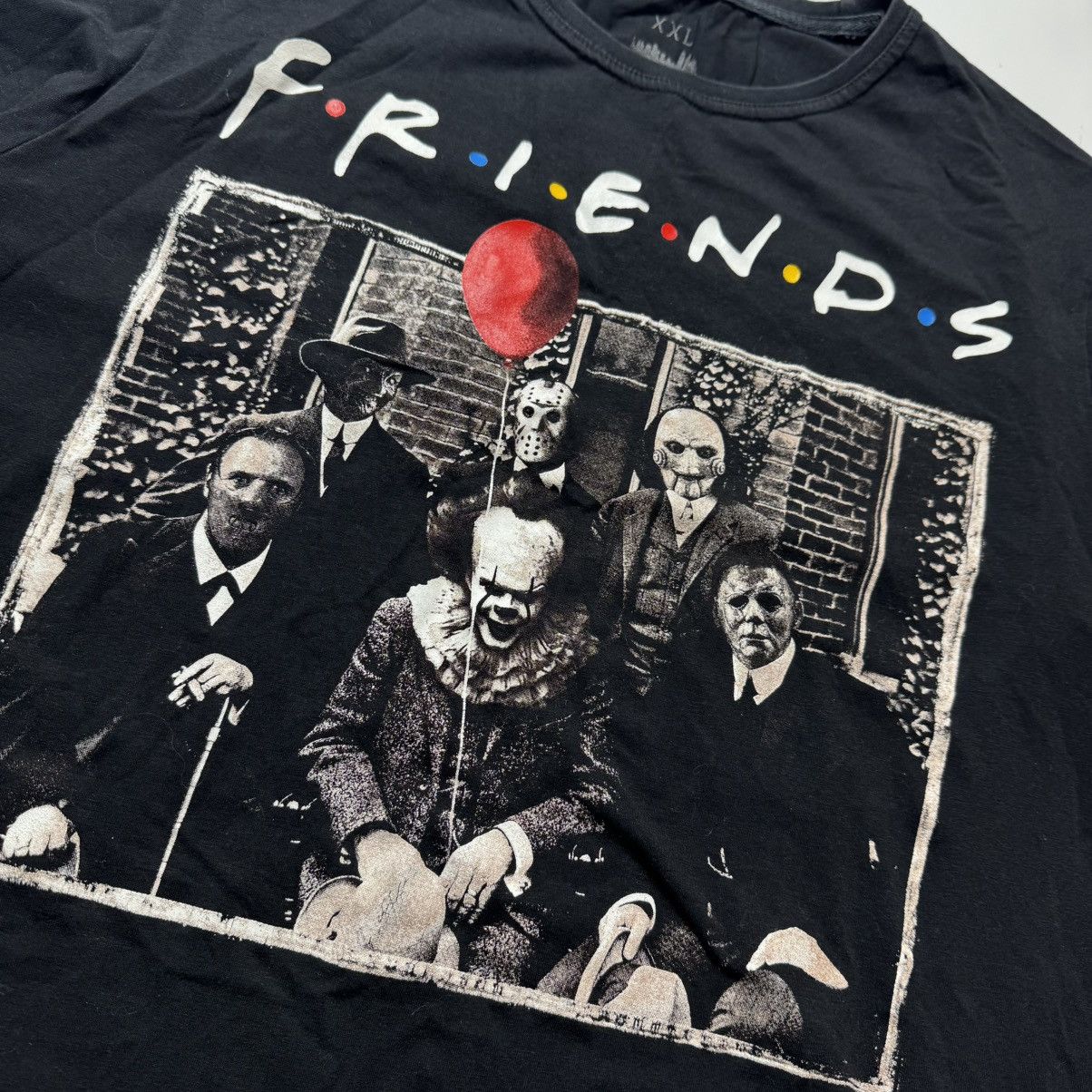 Japanese Brand × Vintage t-shirt print lector saw pennywise jason leatherface fredy Size US XXL / EU 58 / 5 - 3 Thumbnail