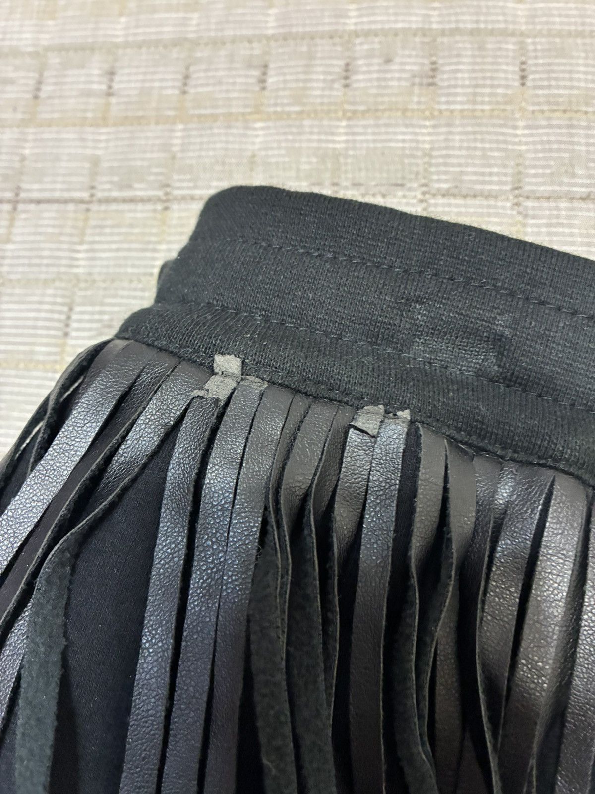 KTZ Black Fringe Shorts Size US 32 / EU 48 - 7 Thumbnail