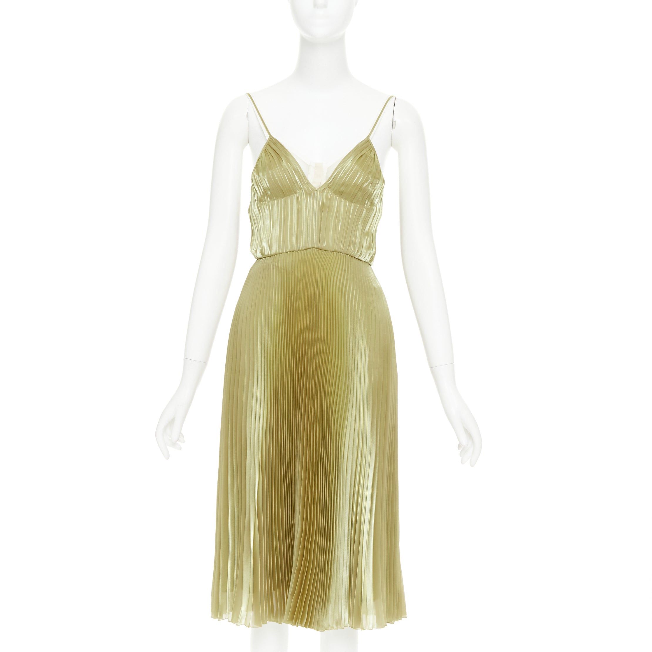 gold midi bridesmaid dresses Dress Shiny Satin Size Small Dress