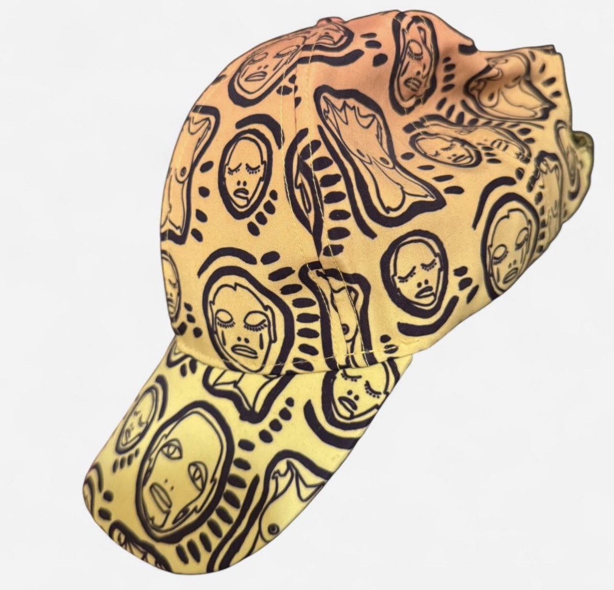 Other Patrick Church Yellow and Orange Gradient Hat Size ONE SIZE - 3 Thumbnail