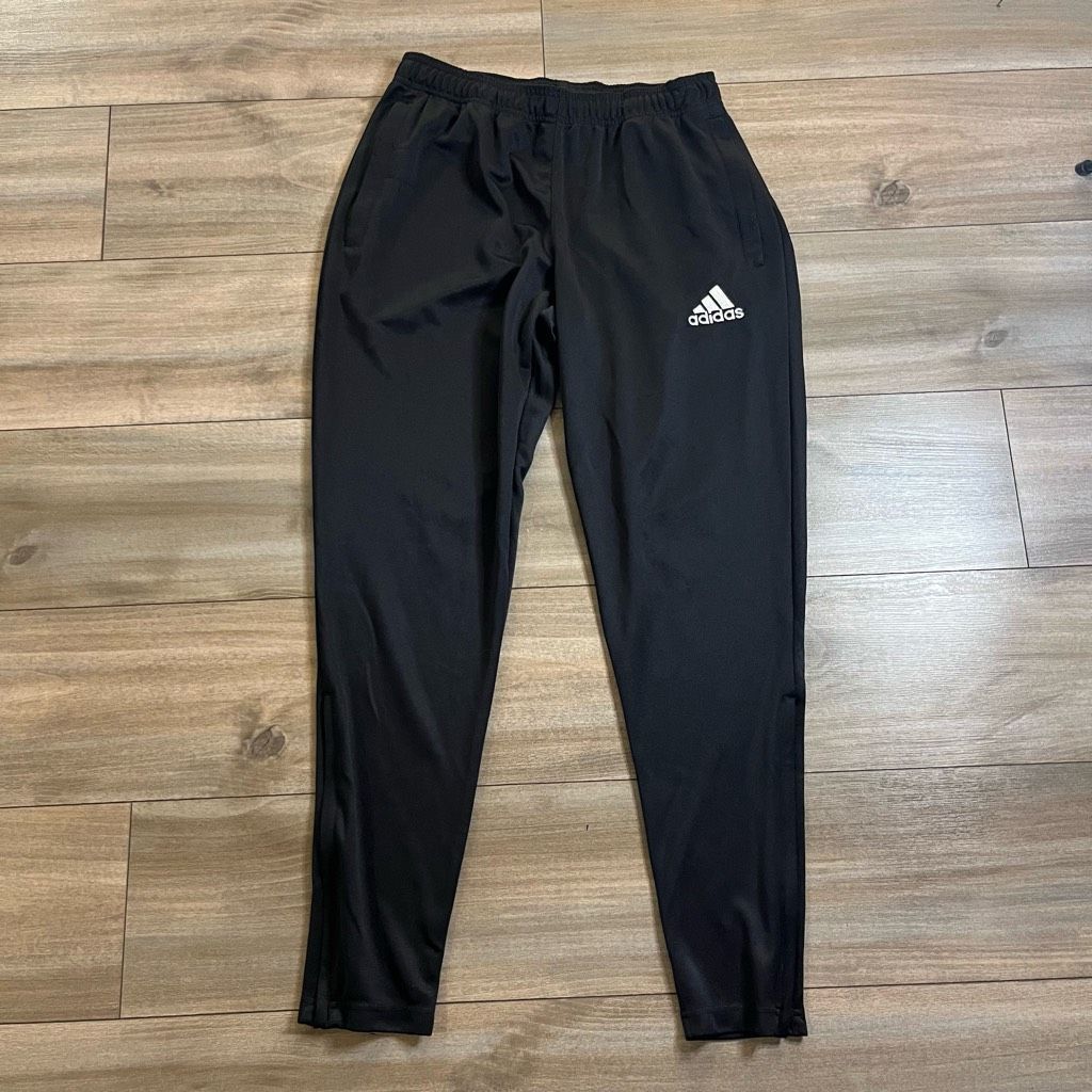 Adidas Adidas Black Athletic Workout Pants Men Medium Size US 32 / EU 48 - 2 Thumbnail