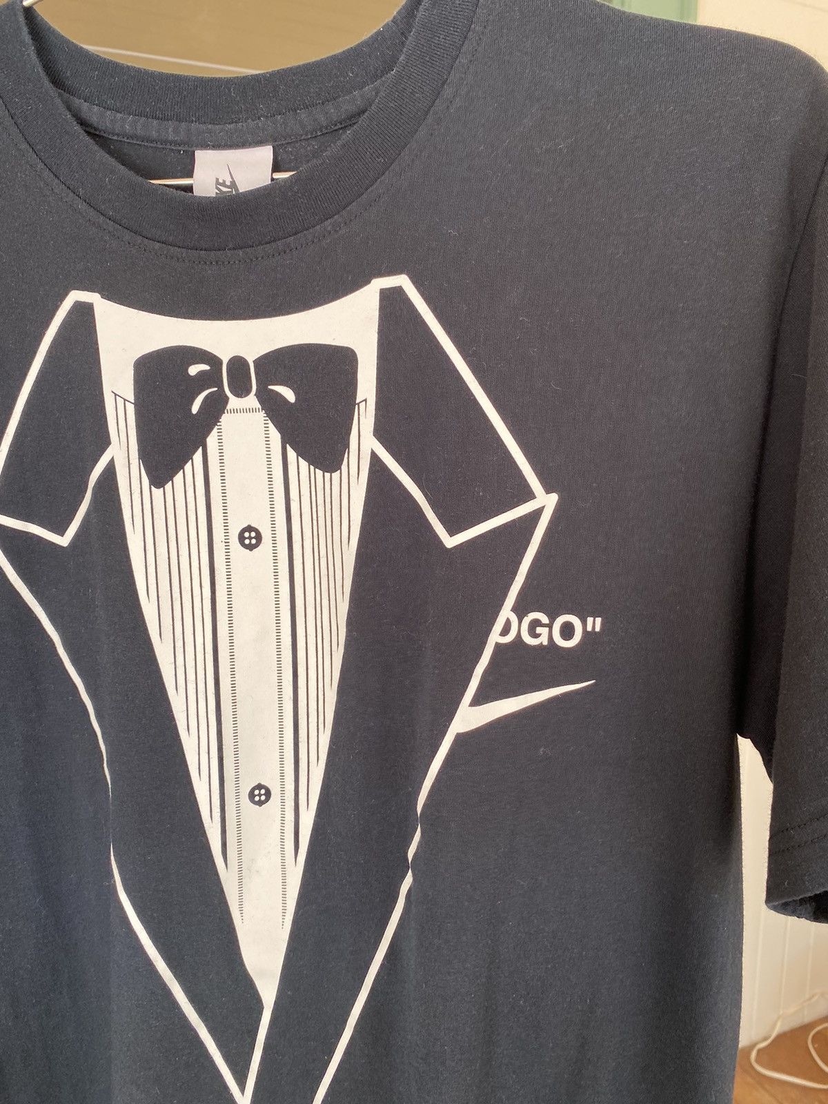 Nike × Off-White × Virgil Abloh Off White x Nike Virgil ‘Logo’ Tuxedo T shirt Size US L / EU 52-54 / 3 - 3 Thumbnail