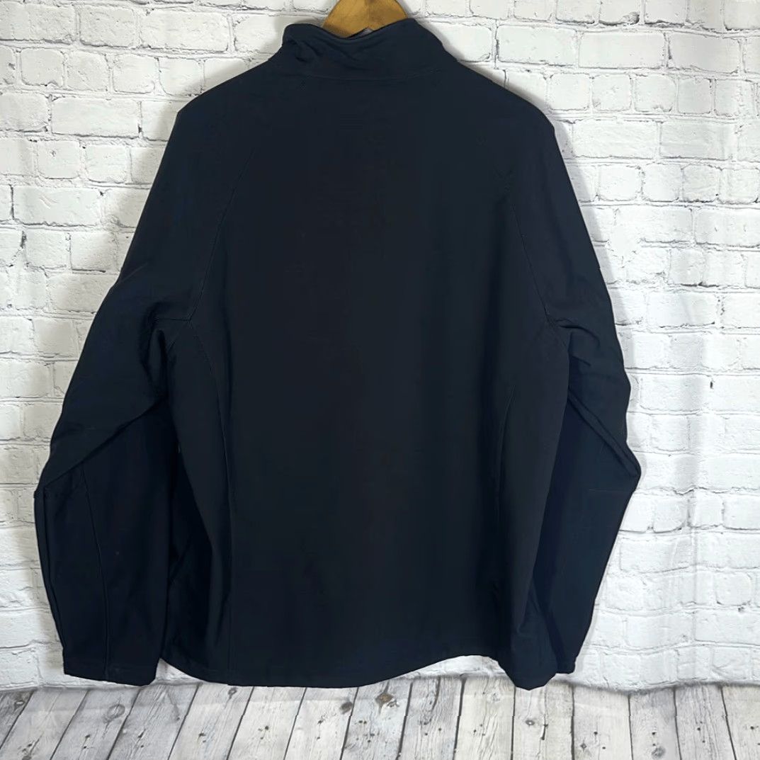 New Balance New Balance Mens Black Soft Shell Fleece Lined Jacket Coat XL Black Unisex Adults P2P 25” Length 34” Track Jacket Size US XL / EU 56 / 4 - 5 Thumbnail