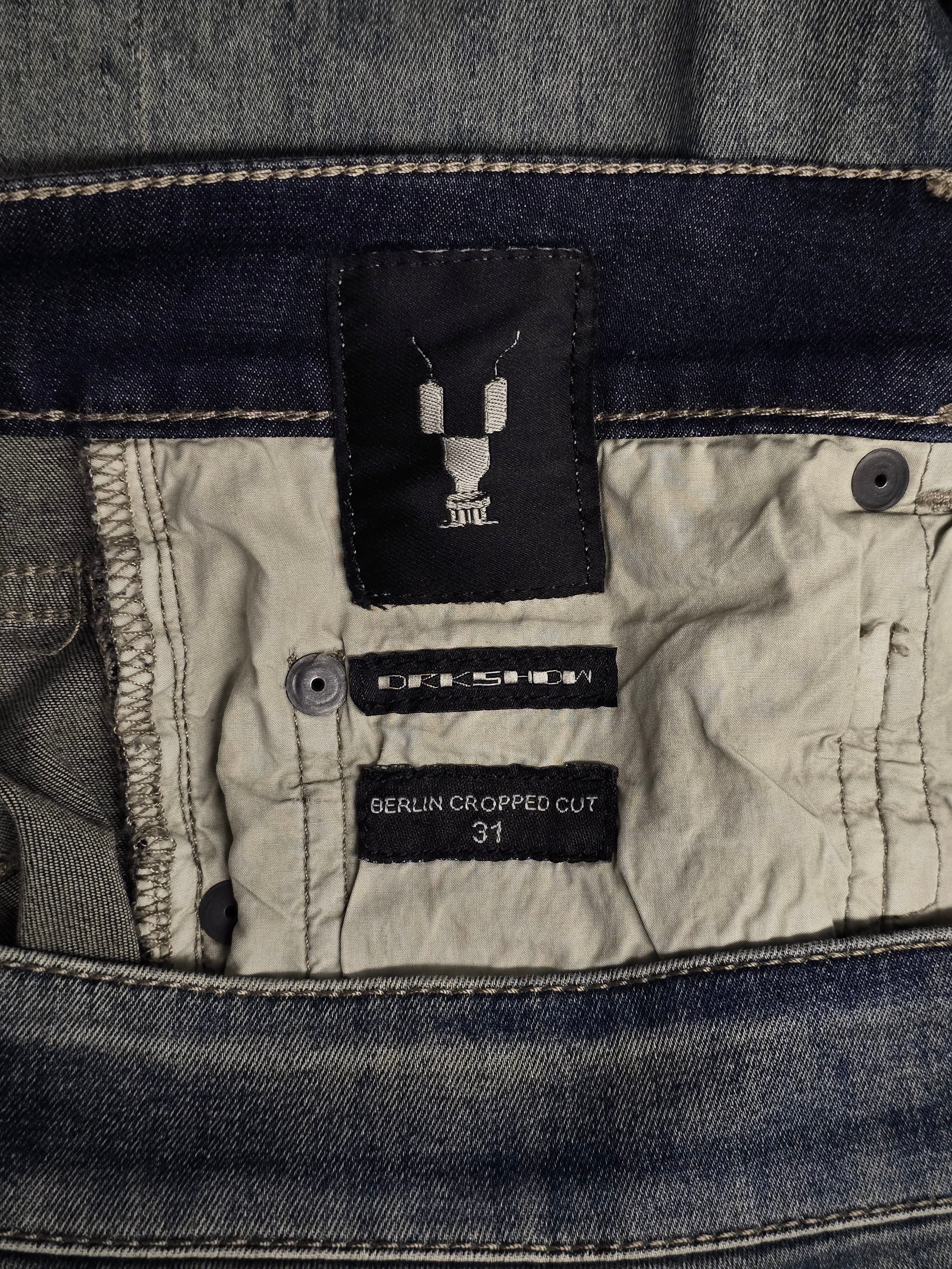Rick Owens Rick Owens DRKSHDW Berlin Cropped Denim Size US 31 - 7 Thumbnail