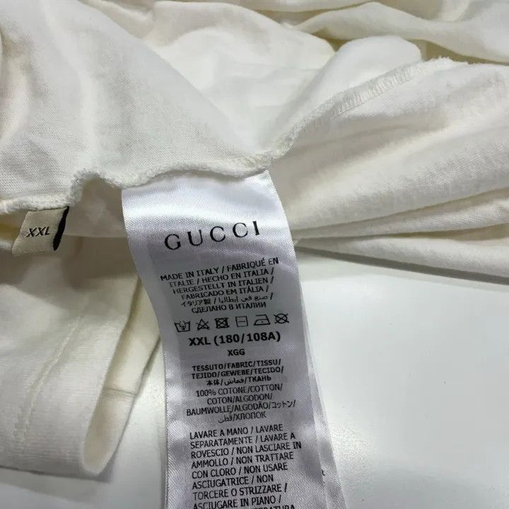 Gucci Gucci Gucci Lido White Short Sleeve T-Shirt -2506 Size US XXL / EU 58 / 5 - 1 Thumbnail