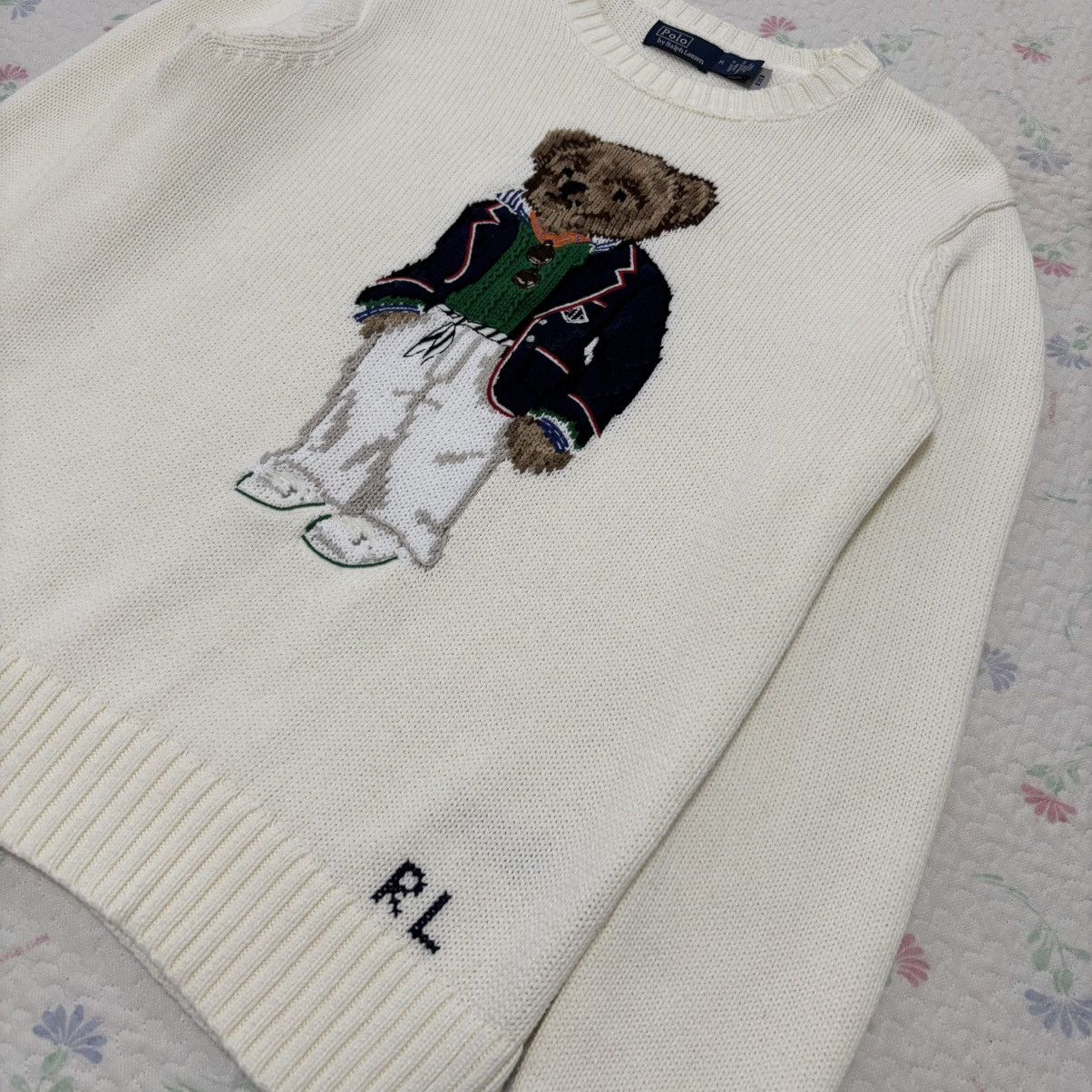 Polo Ralph Lauren Polo Ralph Lauren Bear Knit Sweater Size M / US 6-8 / IT 42-44 - 3 Thumbnail