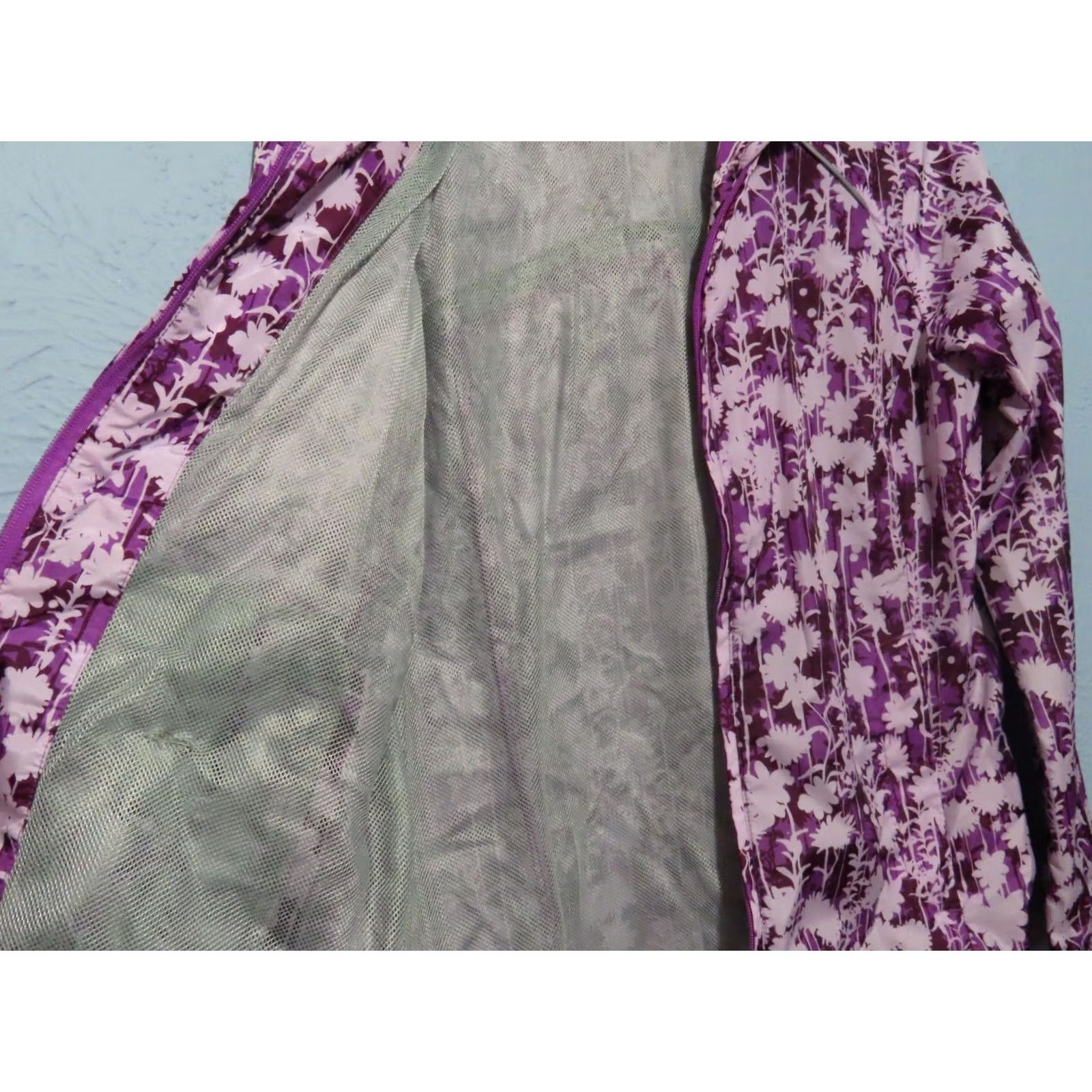 Lands' End Lands' End Full Zip Women's S (6-8) Light Vented Purple Windbreaker Jacket Size S / US 4 / IT 40 - 5 Thumbnail