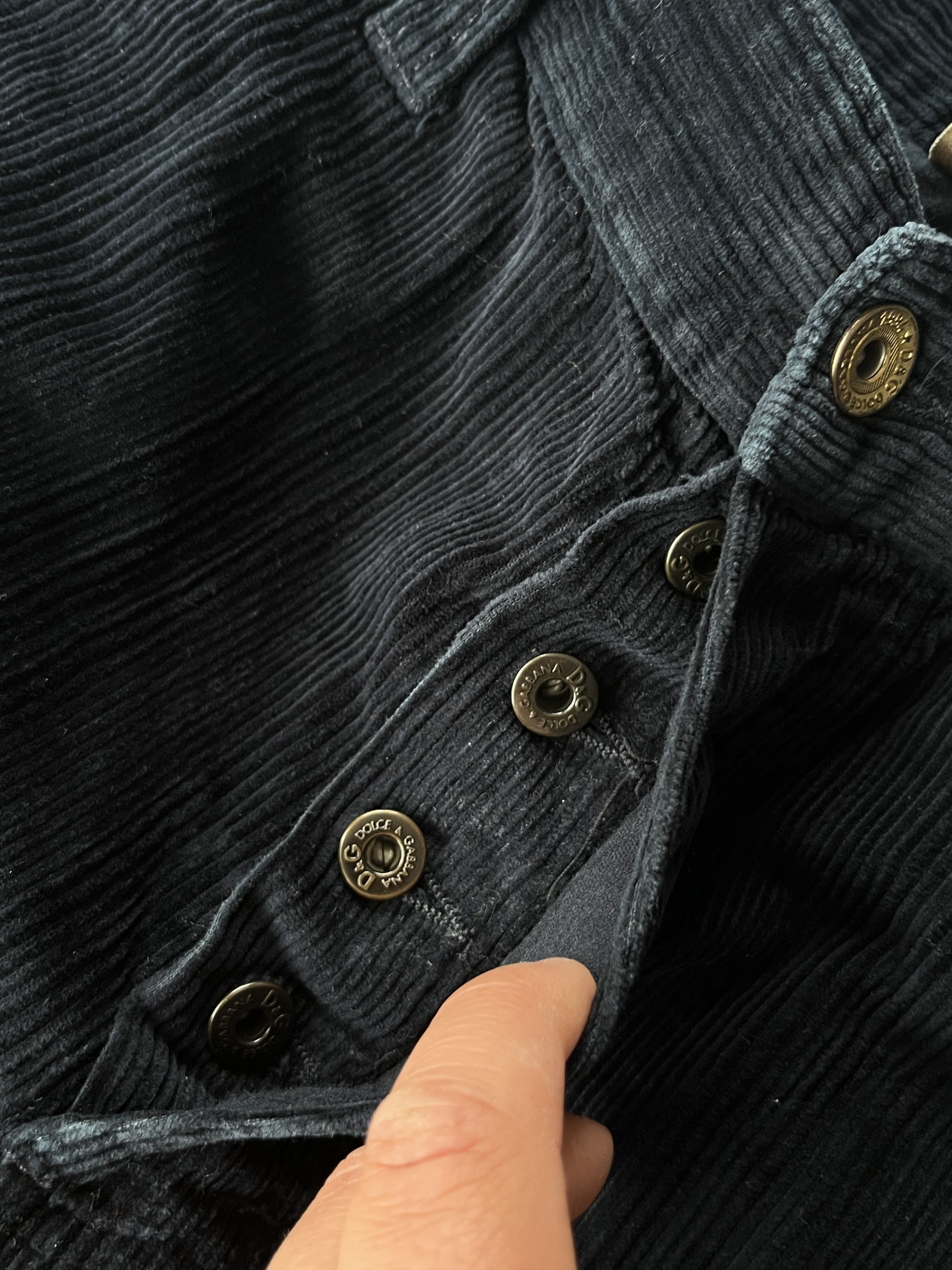 Dolce & Gabbana DOLCE&GABBANA Vintage Vilvet Pants Straight Oversize Fit Size US 30 / EU 46 - 6 Thumbnail