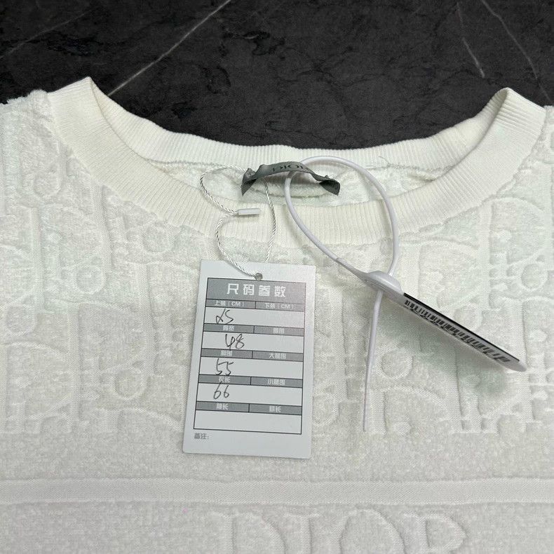 Dior DIOR White Logo Short Sleeve TShirt-2506 Size XS / US 0-2 / IT 36-38 - 6 Thumbnail