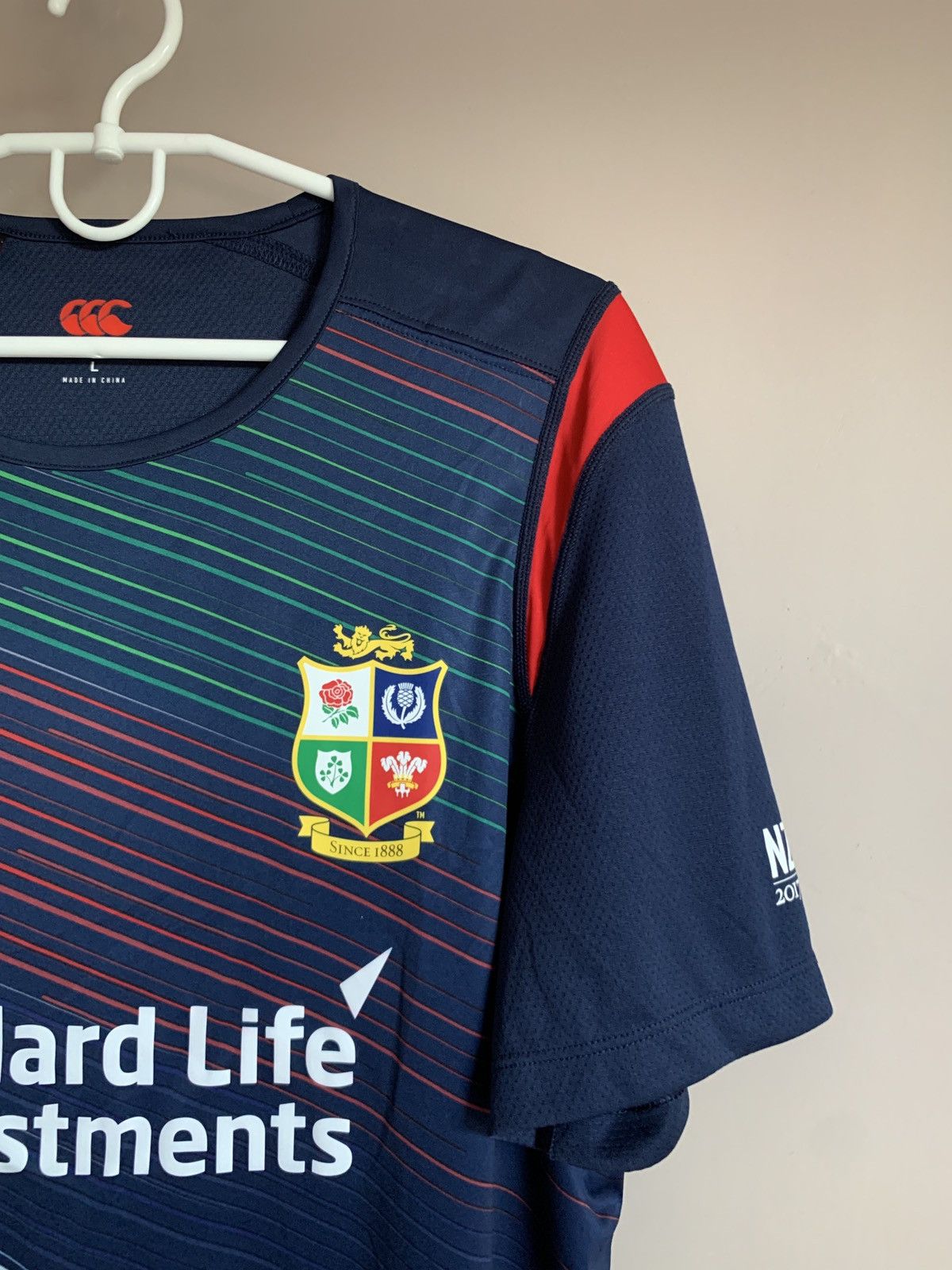Canterbury of New Zealand British and Irish Lions 2017 Rugby Union Shirt Canterbury L Size US L / EU 52-54 / 3 - 4 Thumbnail