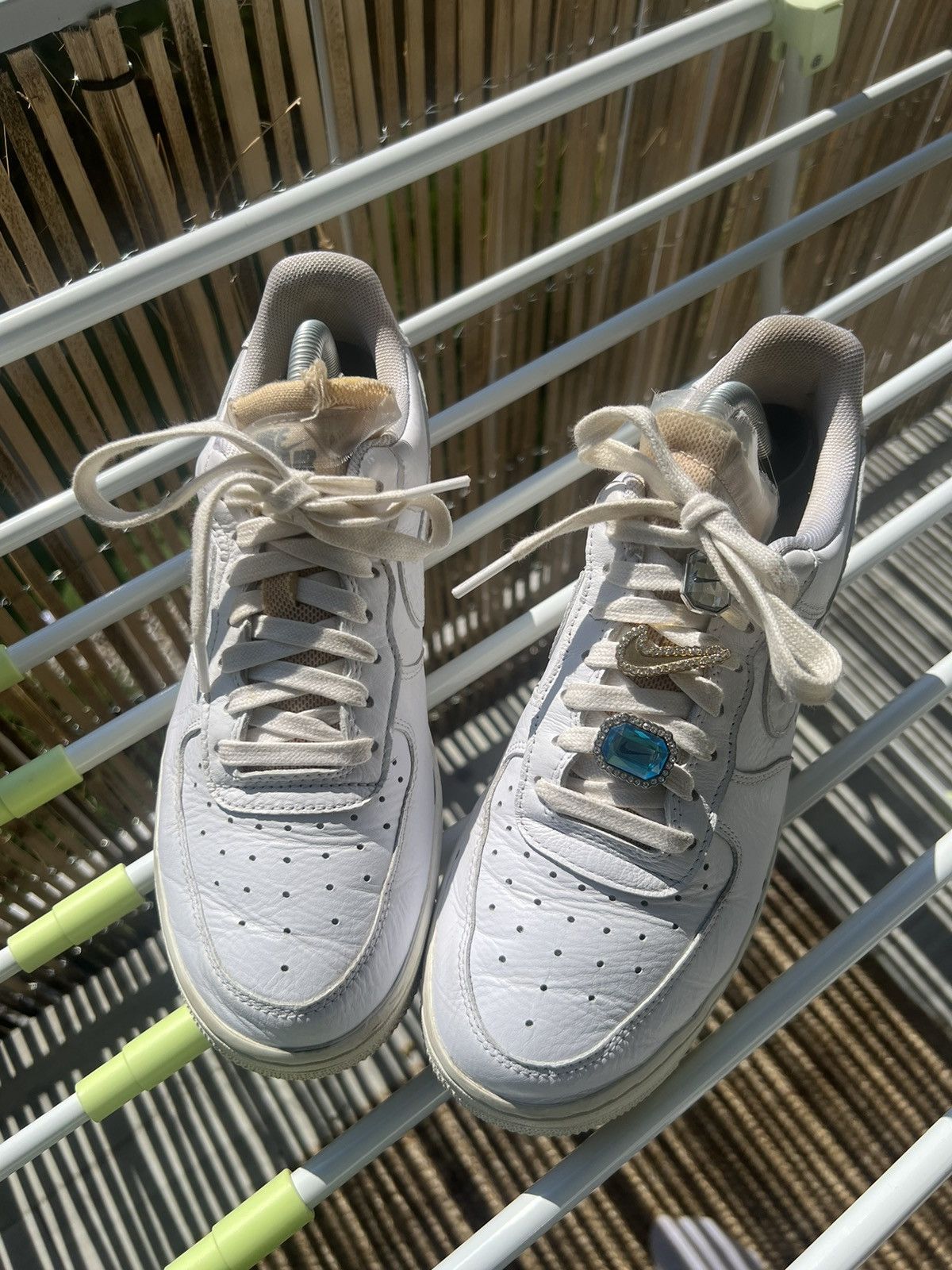 Designer × Nike Nike Air Force 1 Bling shoes sneakers US8 streetwear casual Size US 8 / IT 38 - 4 Thumbnail