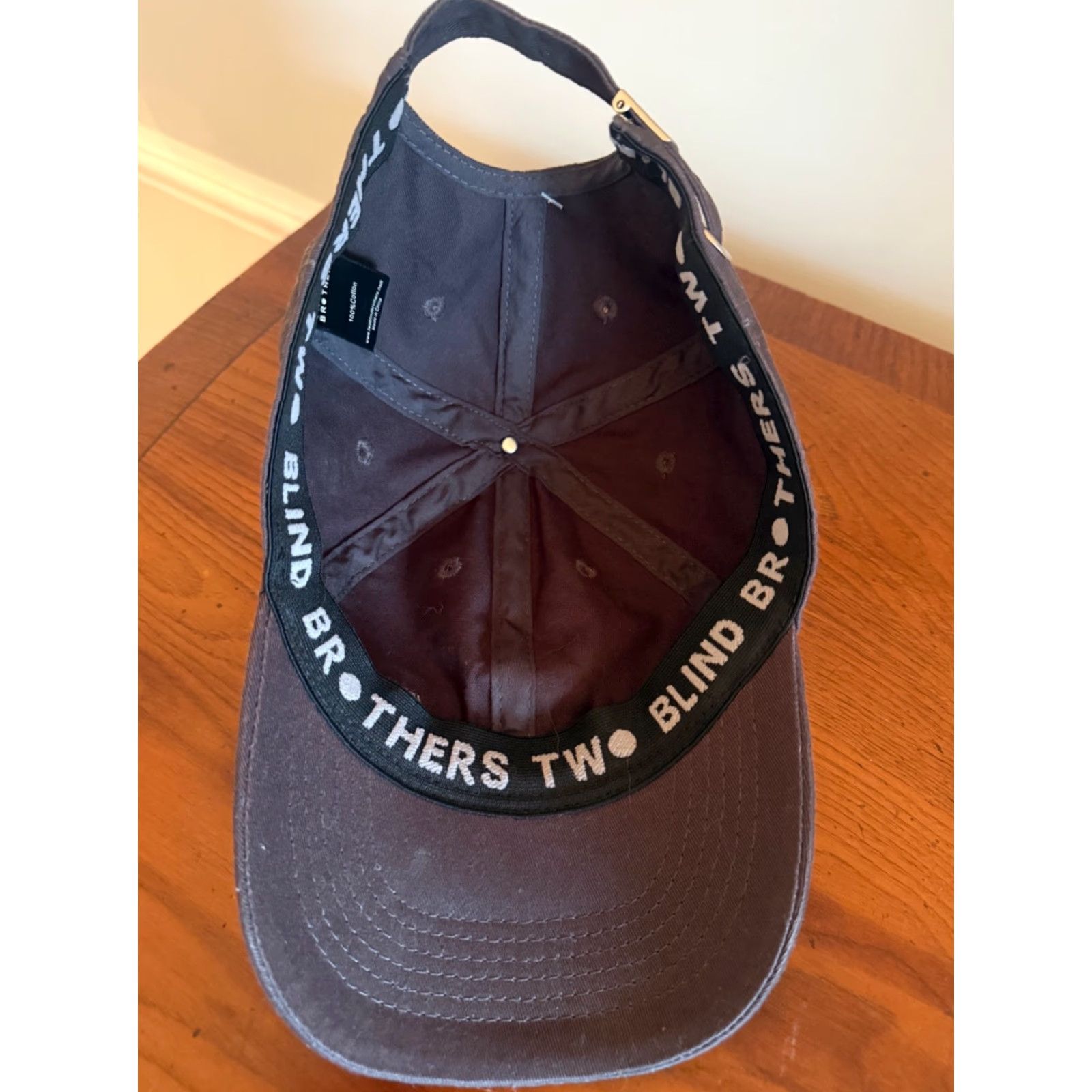 Logo 7 KISS Music Band Logo Patch Adjustable Baseball Cap Grey Hat Mens Carded One Size Black Color Accent Size ONE SIZE - 5 Thumbnail
