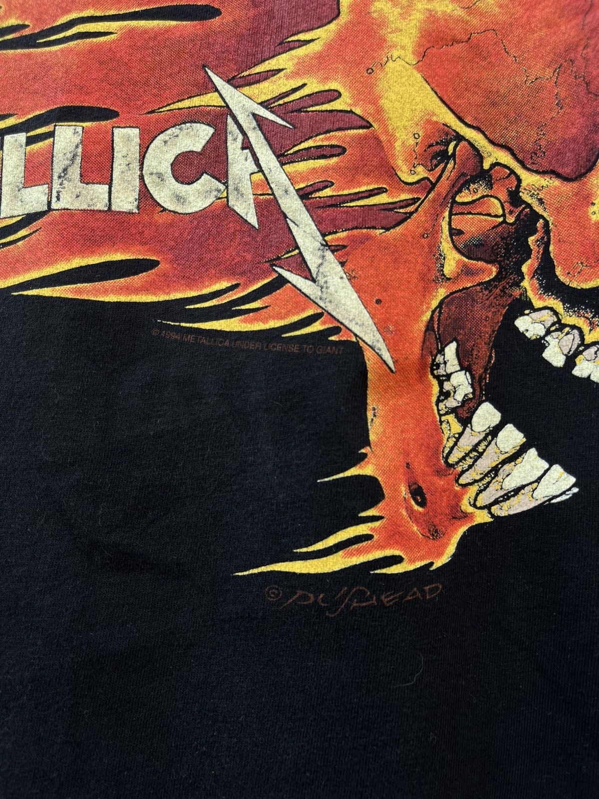 Giant Vintage 1996 Metallica Flame Skull by GIANT Size US M / EU 48-50 / 2 - 7 Thumbnail
