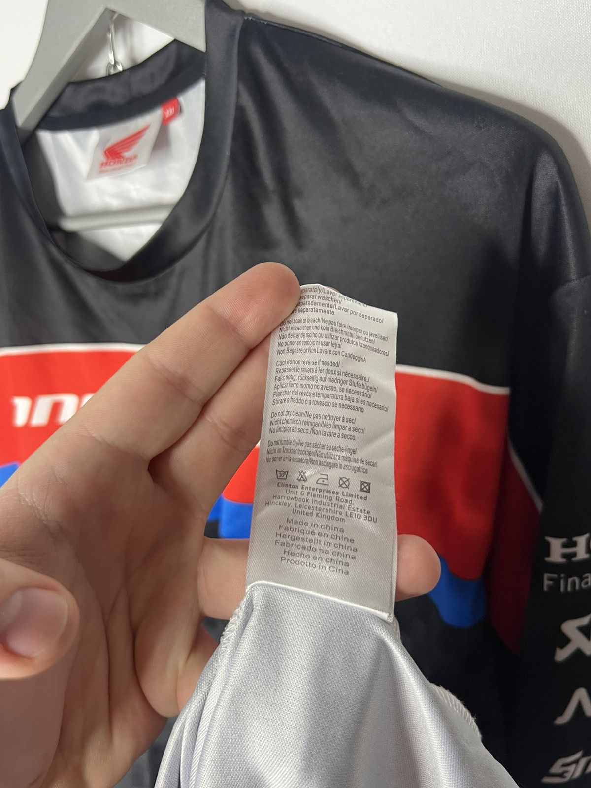 Honda Honda Racing Official Full Sponsors T-Shirt Tee F1 Team Size US XXL / EU 58 / 5 - 12 Thumbnail