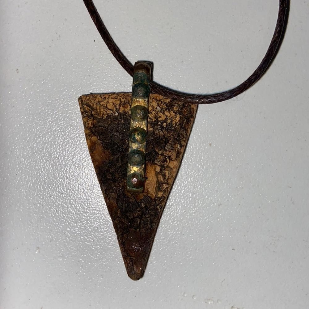 Designer Handmade Wooden & Leather Summer Necklace Size ONE SIZE - 2 Thumbnail