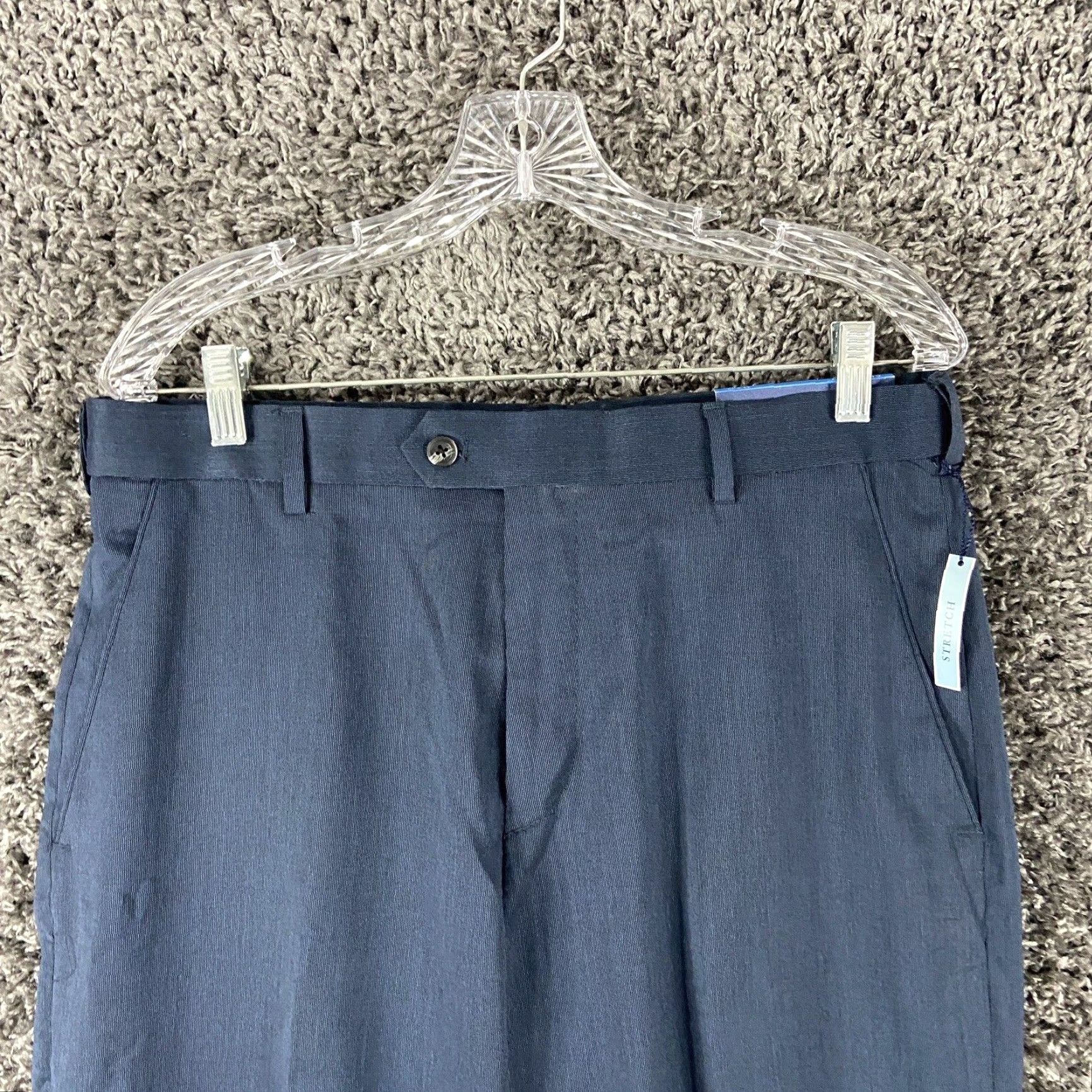 Croft & Barrow VINTAGE Croft & Barrow Dress Pants Men’s 32x27 Regular Blue Mens Size US 32 / EU 48 - 4 Thumbnail